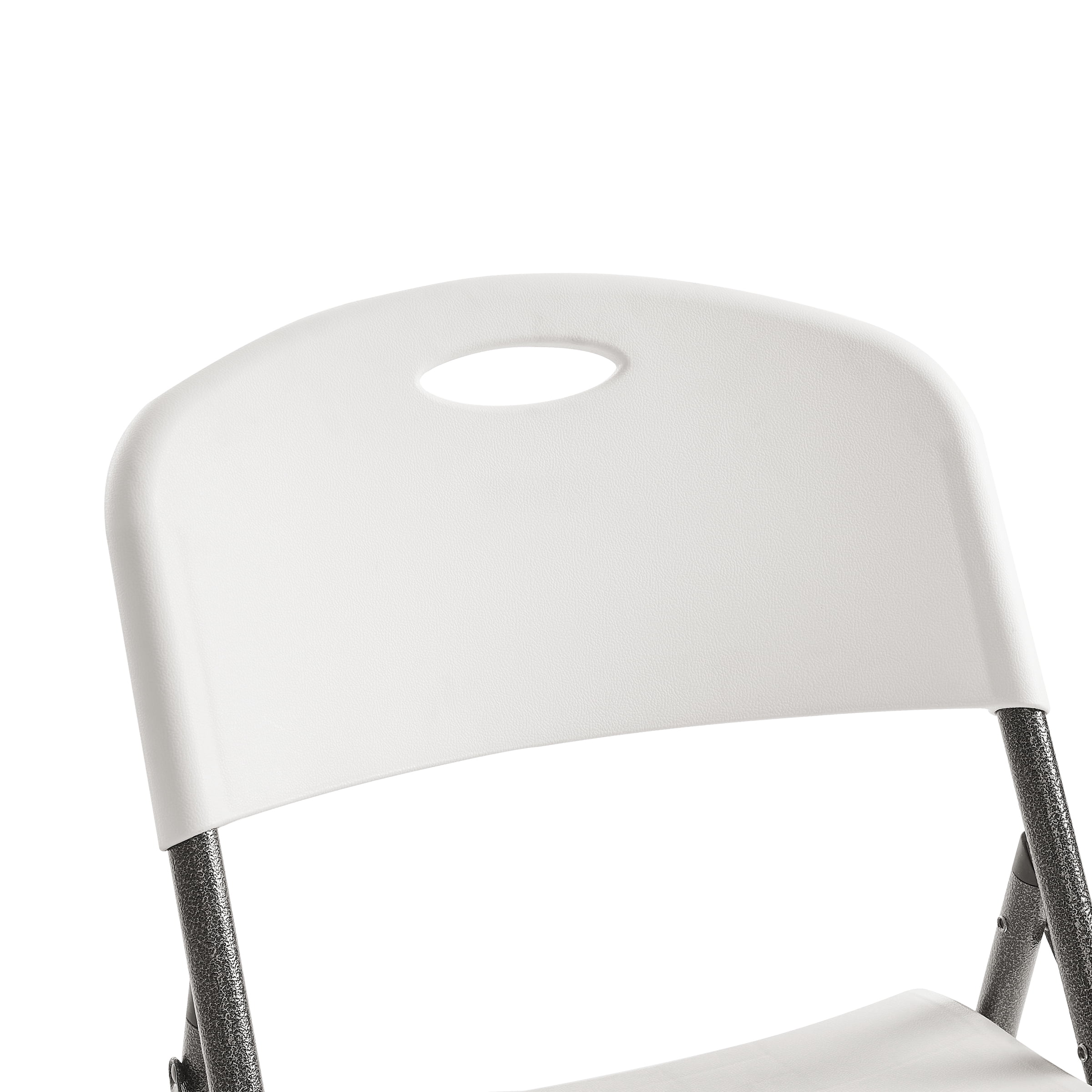 Mainstays Premium Heavy Duty Resin Folding Chair (White, 6-Pack) ohqr8