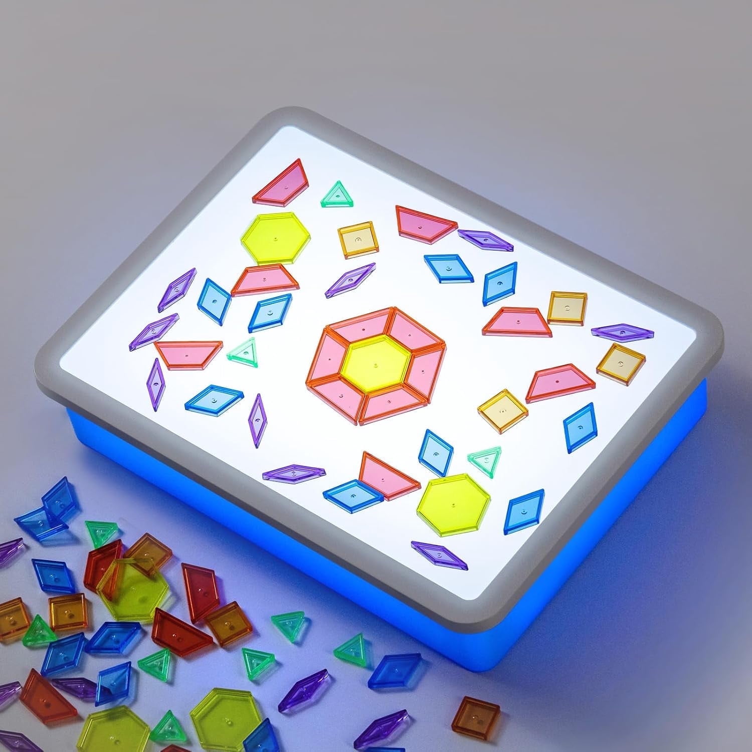 Wekvgz LED Light Box for Kids Sensory Drawing and Tracing Table (Adjustable Brightness, 15.7 in x 11.6 in) mkq5d