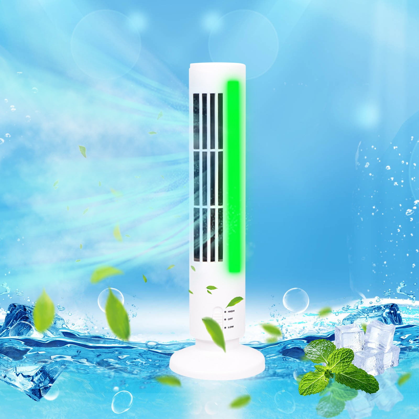 CXALSSY Portable Desktop Air Cooler Fan with Mist Function (Black, 1 Unit) 9kppy