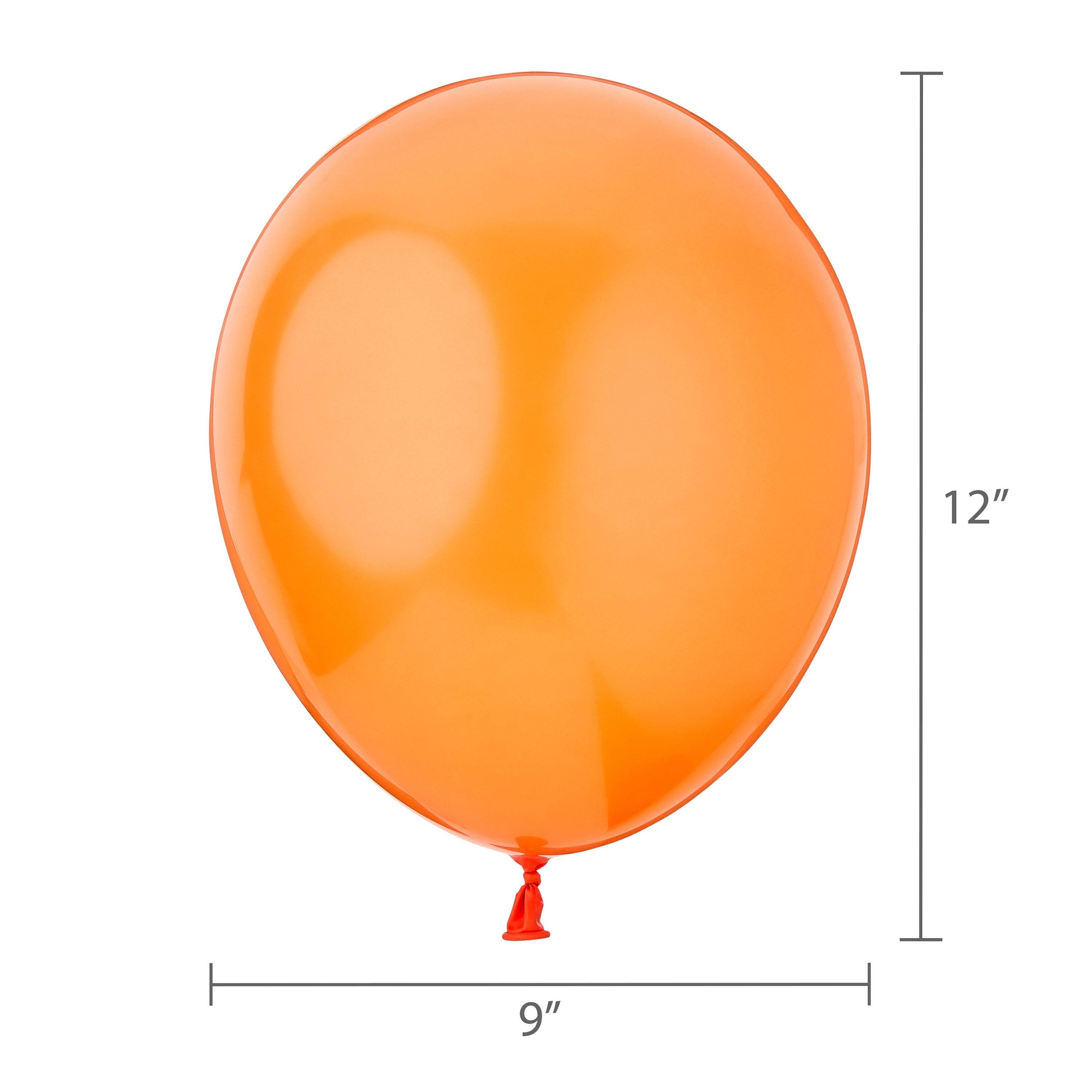Way To Celebrate Latex Party Balloons, Vibrant Decorative Decor (Orange, 15 Pieces, 12 in) agoic