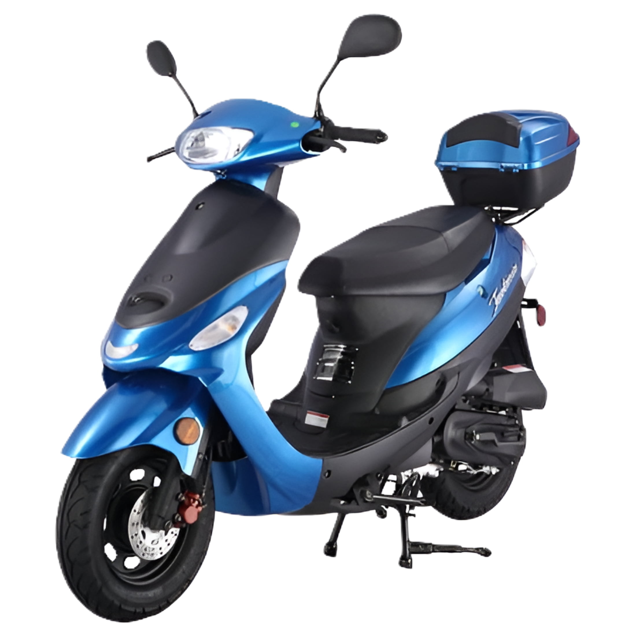 Taotao Pony 50cc Gas Scooter with Matching Trunk (Black, 50cc) mn2z3