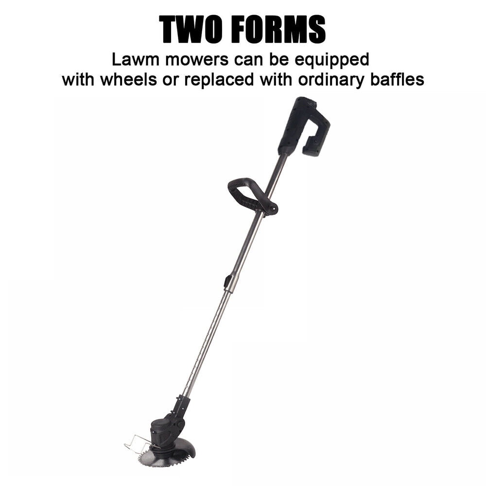 Paddsun Electric Cordless Grass String Trimmer and Lawn Edger with 24V Battery (24V, 2-Pack Battery) 2c9ef