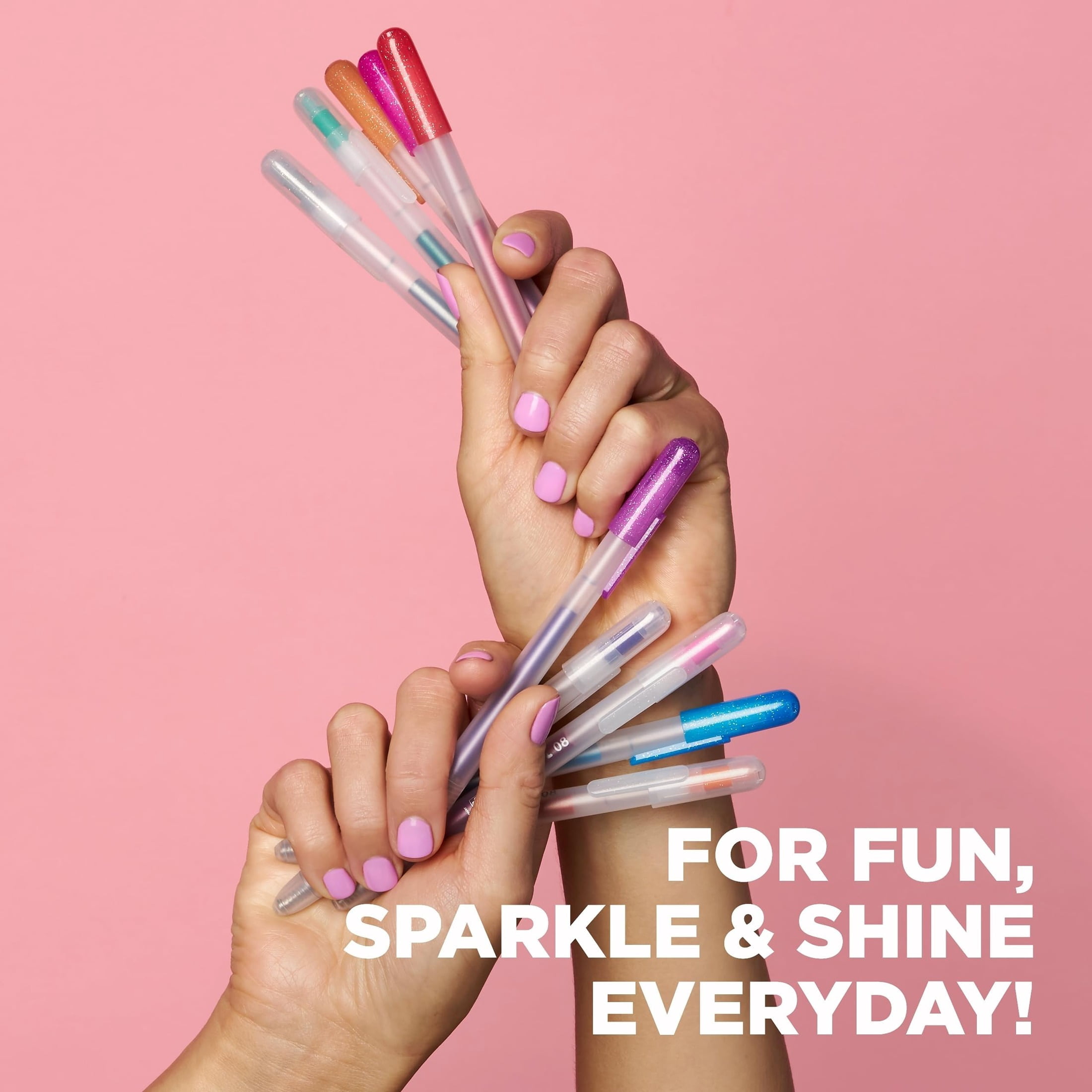 Sakura Gelly Roll Retractable Gel Pens Sparkle Set, Smooth Ink Flow for Journaling and Art (Assorted Colors, 10 Pack) d6doh - Image 5