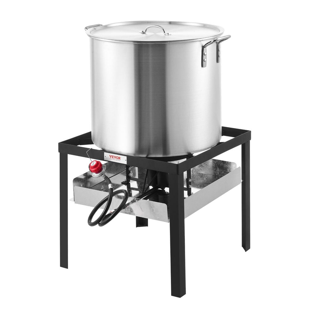 Generic 60 Qt Seafood Boiling Kit with Strainer Outdoor Crab Crawfish Cooking Pot (60 Qt) xje0c