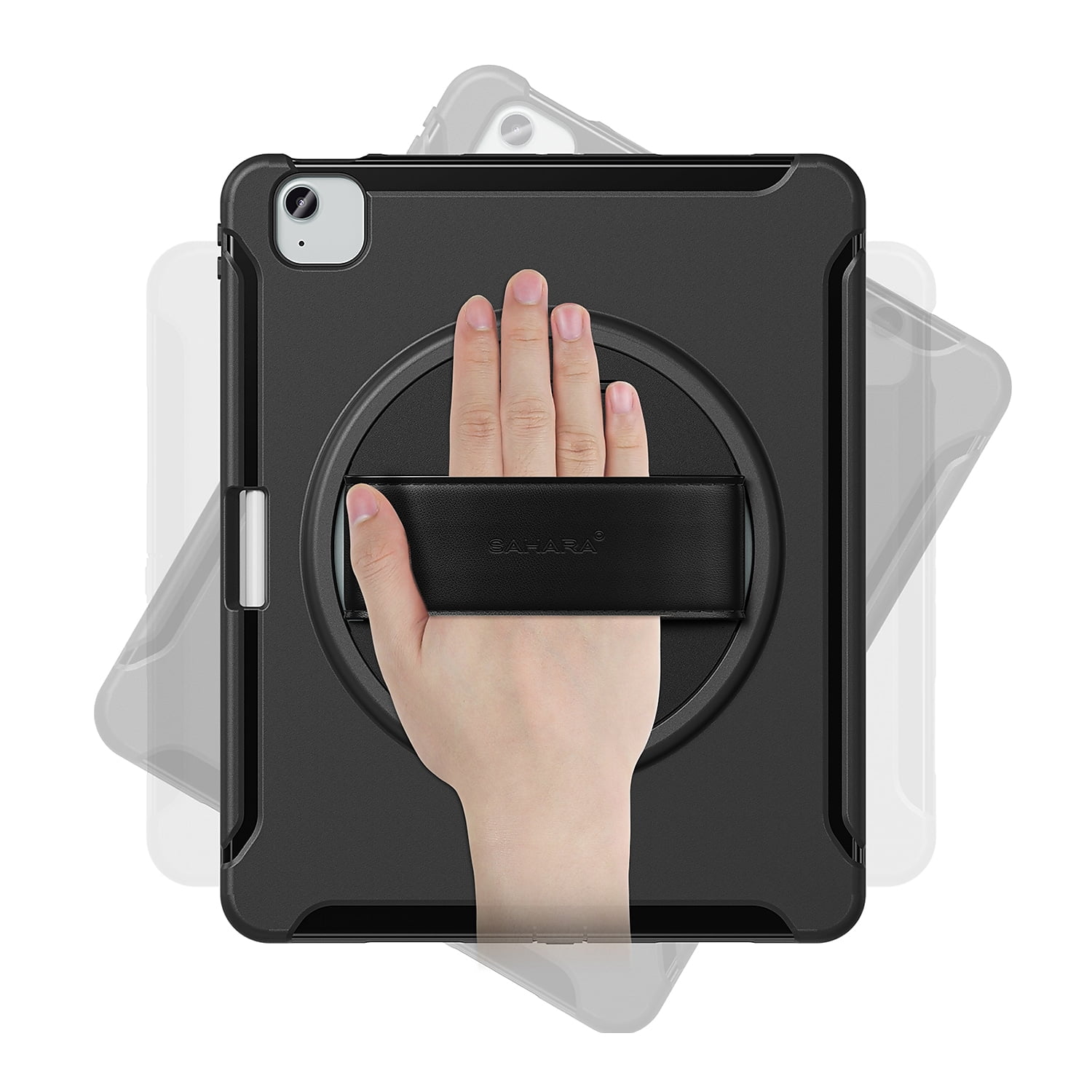 SaharaCase Raider Protective Tablet Case for iPad Air 11 inch (M3/M2) (Scorpion Black, 11 in) ds9hh