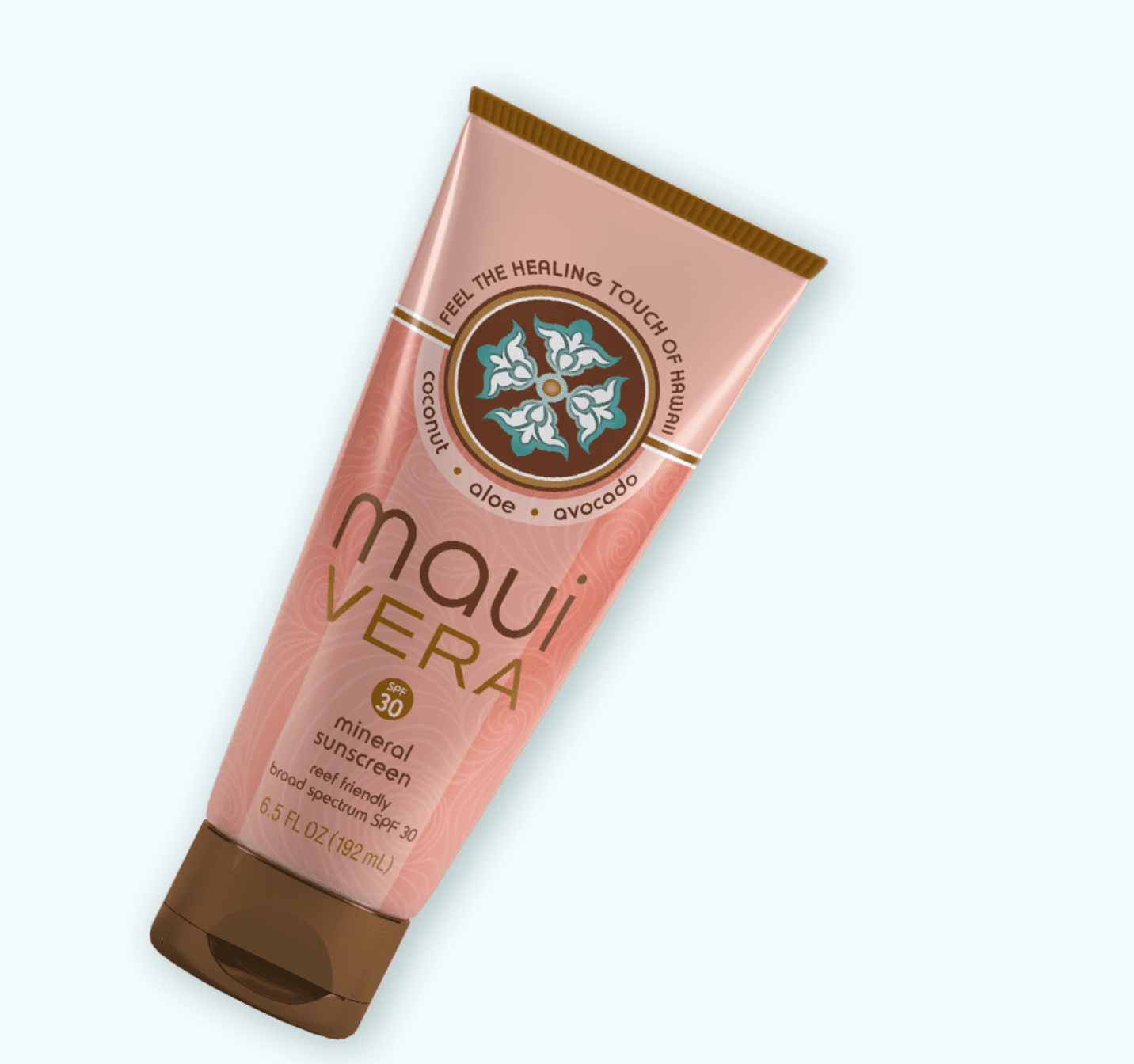 Maui Vera SPF 30 Reef-Friendly Mineral Sunscreen (Clear, 6.5 oz) 228i9
