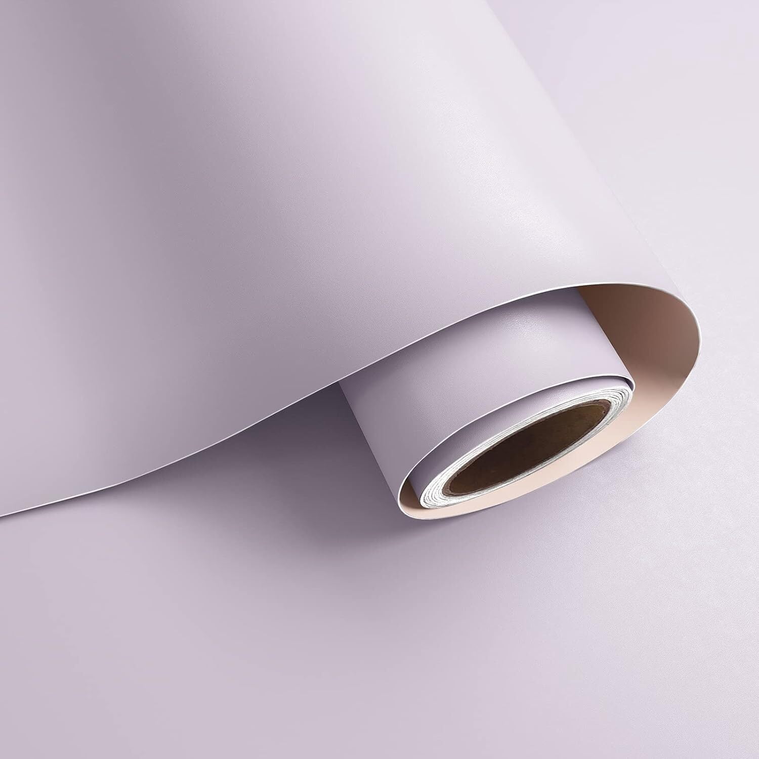 Snack Spill Peel and Stick Wallpaper Waterproof Vinyl Wall Covering (Light Purple, 15.7 in x 78.7 in) vpcb9