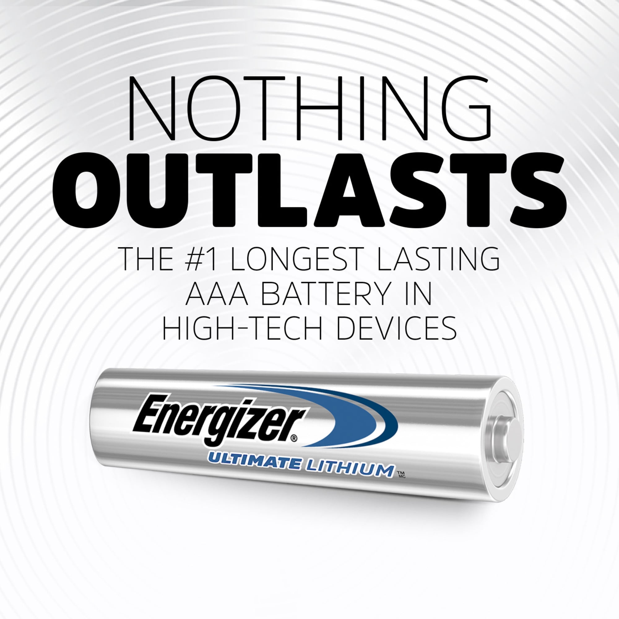 Energizer Ultimate Lithium AAA Batteries (Long-Lasting Performance for High-Tech Devices, 24 Pack) 2rmpn