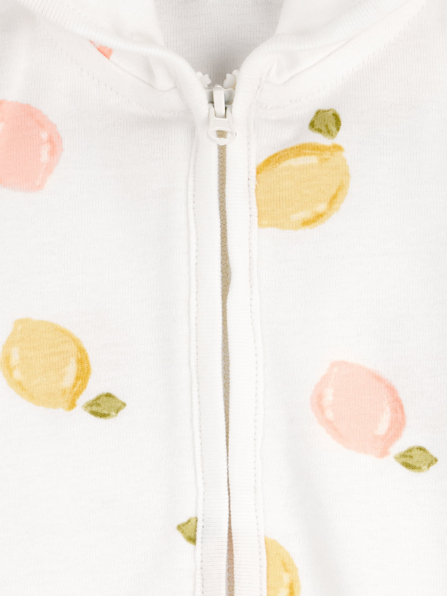 Carter's Child of Mine Baby Girl 3-Piece Lemon Print Cardigan Outfit Set (Yellow, 0-3 Months) 4mzc7