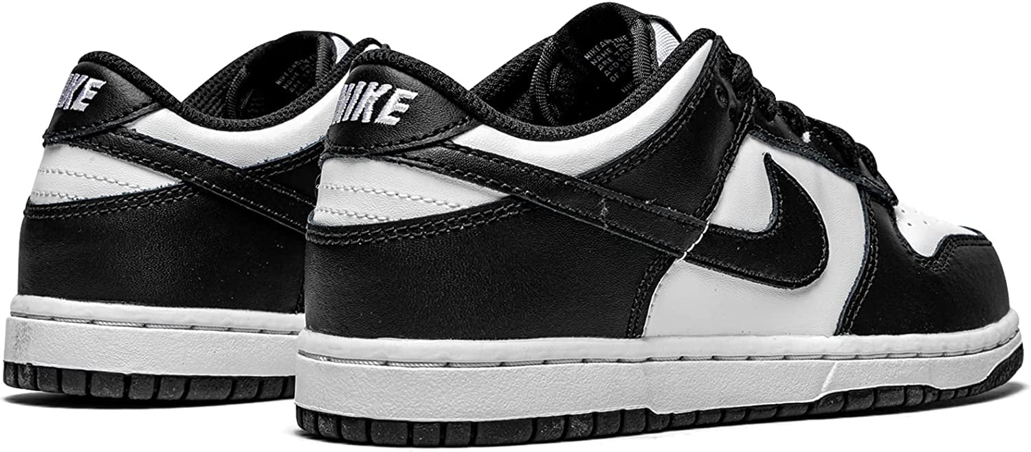 Nike Dunk Low Retro Casual Sneakers (White/Black, 10 Toddler) 91mw1