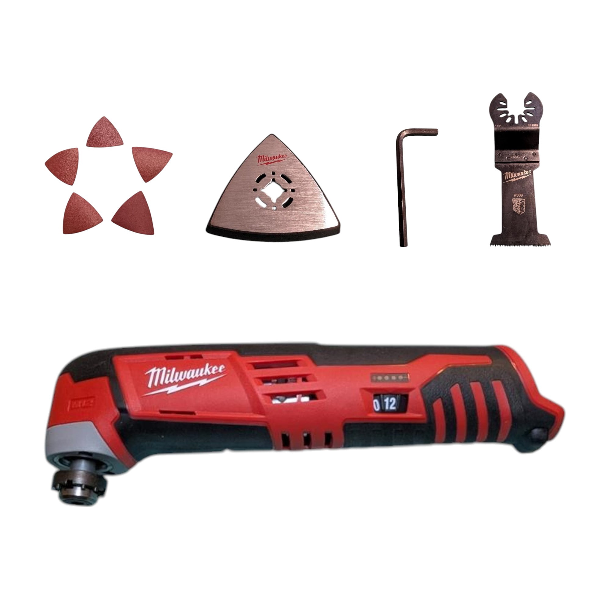 Milwaukee M12 Oscillating Multi-Tool Cordless Variable Speed Power Tool for Cutting and Sanding (Bare Tool) 6jpq8