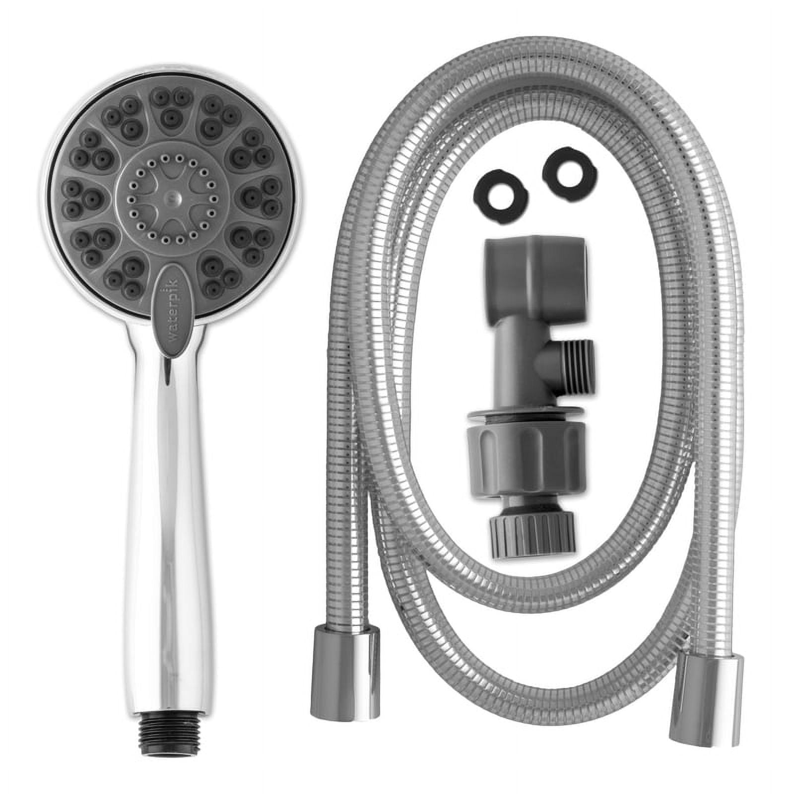 Waterpik EcoFlow Hand Held Shower Head with PowerPulse Massage (Chrome, 4 Spray Settings) 3chdm