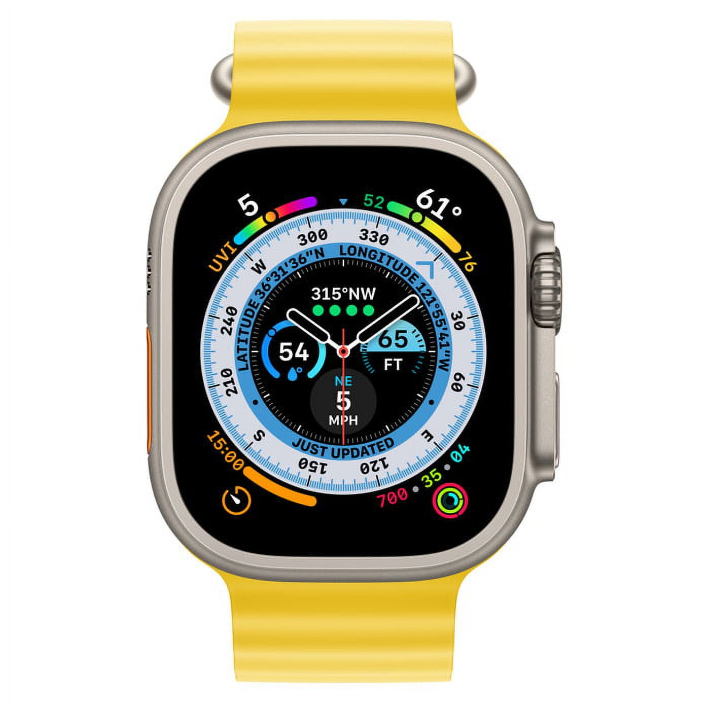 Apple Watch Ultra Smartwatch GPS + Cellular (Yellow, 49 in) tl2jg