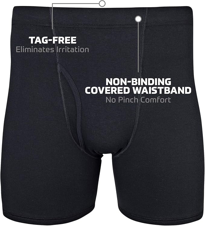Gildan Men's Boxer Briefs Moisture Wicking Underwear (Assorted, 5-Pack) v7o4l