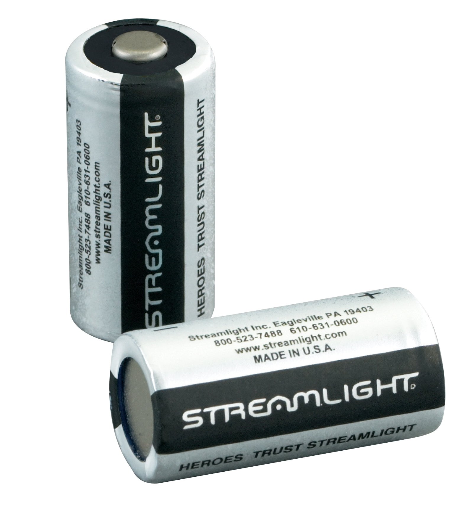 Streamlight CR123A 3V Lithium Batteries (2 Pack) cvxjg