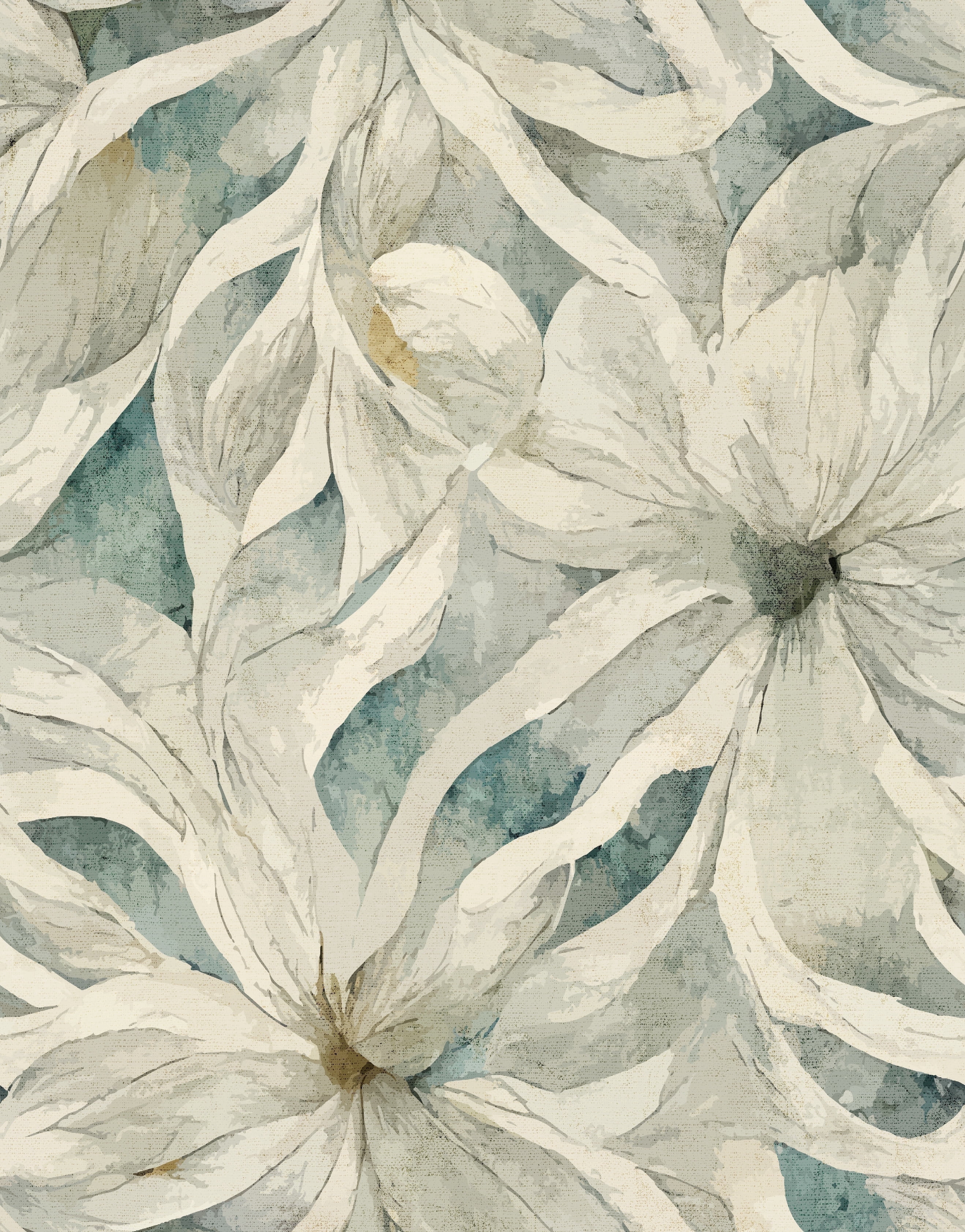 WallWear Peel and Stick Wallpaper, Urban Stems Removable Vinyl Wall Decor (Beige, 17.5 in x 216 in) 54nv0