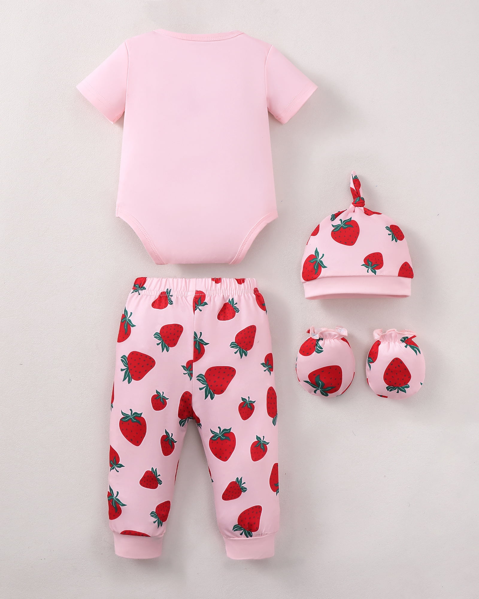 Kimi Bear Newborn Baby Girls Layette Set (Pink, 0-3 Months) qo7ua