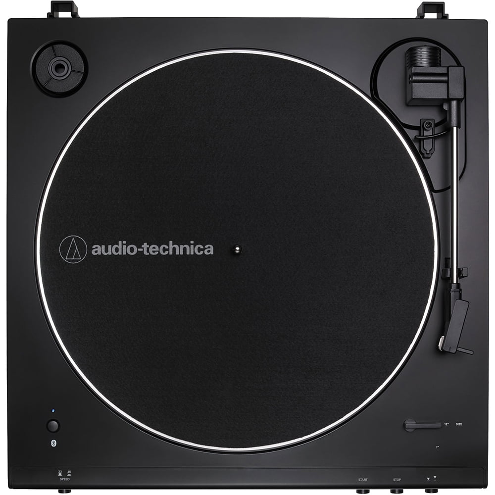 Audio-Technica AT-LP60XBT-BK Fully Automatic Belt-Drive Bluetooth Stereo Turntable (Black) k72fz