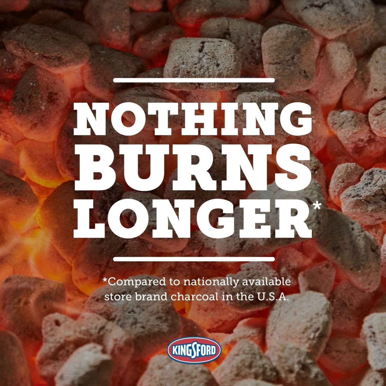 Kingsford Original Charcoal Briquettes for Grilling, Authentic Smoky Flavor (Black, 8 lb) qz9ky