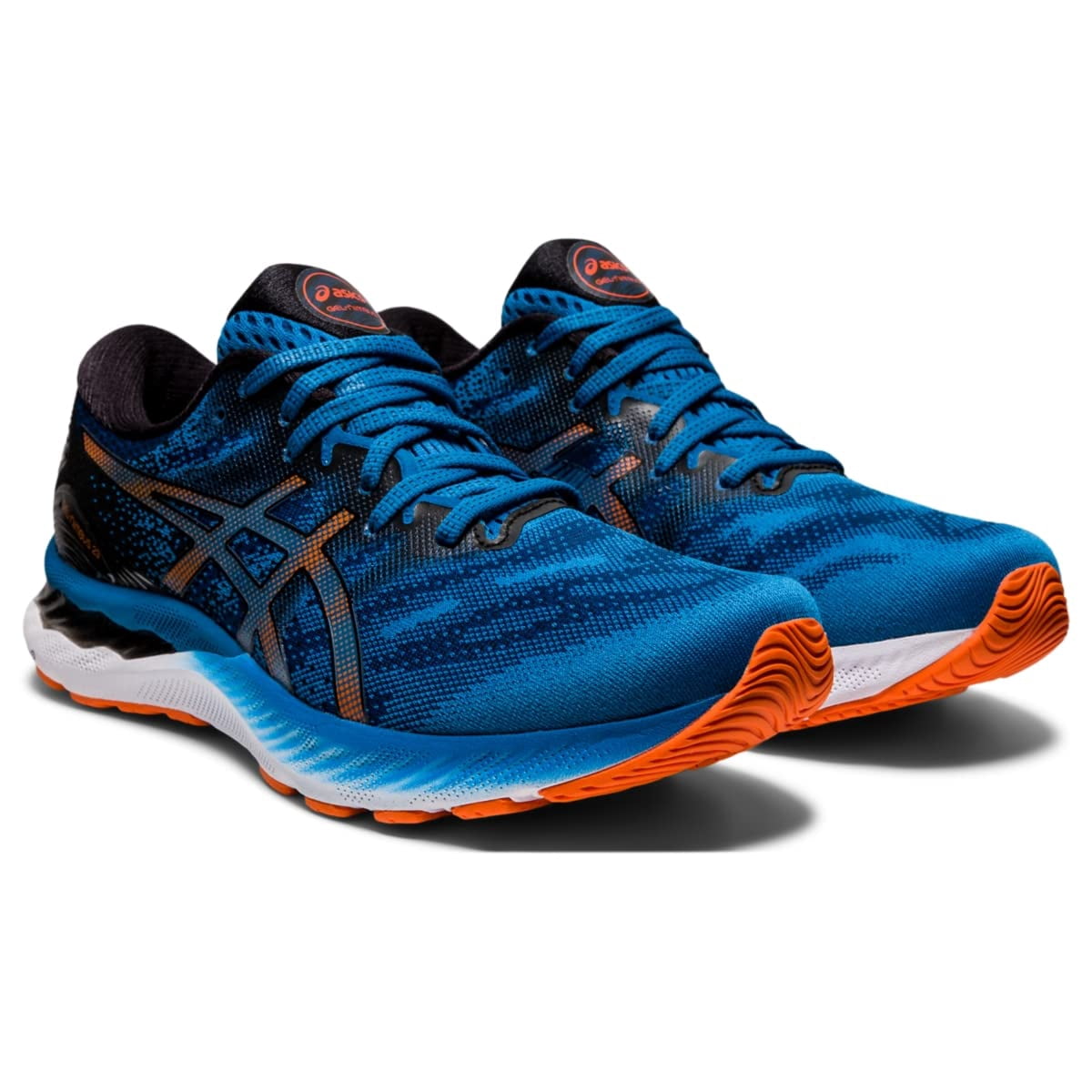 ASICS Men's Gel-Nimbus 23 Running Shoes Performance Athletic Sneakers (Reborn Blue/Black, 10 US) esskk