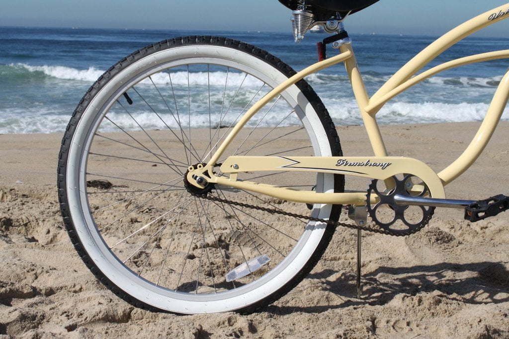 Firmstrong Urban Lady Women's Single Speed Cruiser Bicycle (Vanilla, 24 in) j6zs2