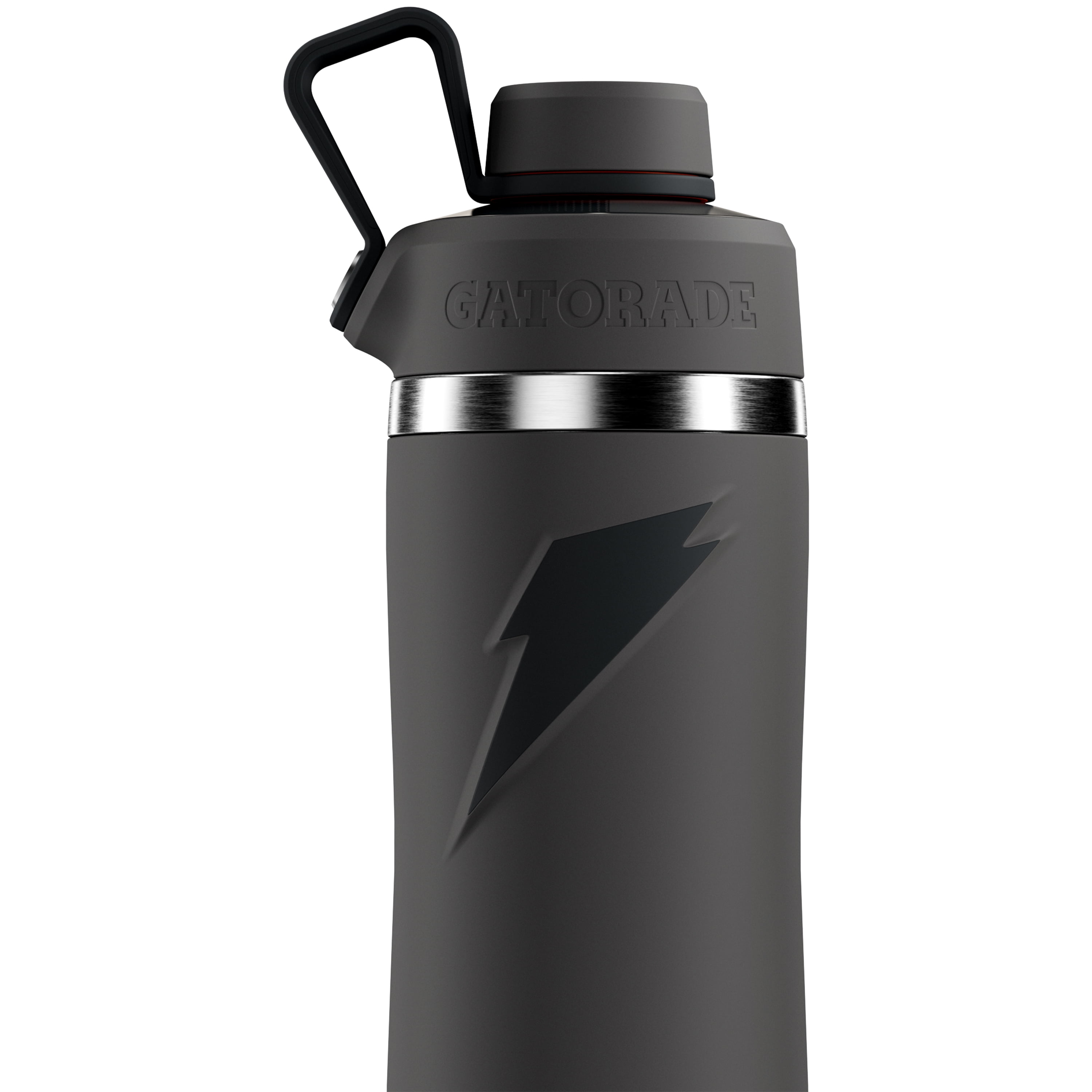 Gatorade Overtime Stainless Steel Insulated Drinkware with Twist Cap (Graphite, 22 oz) cd8h6