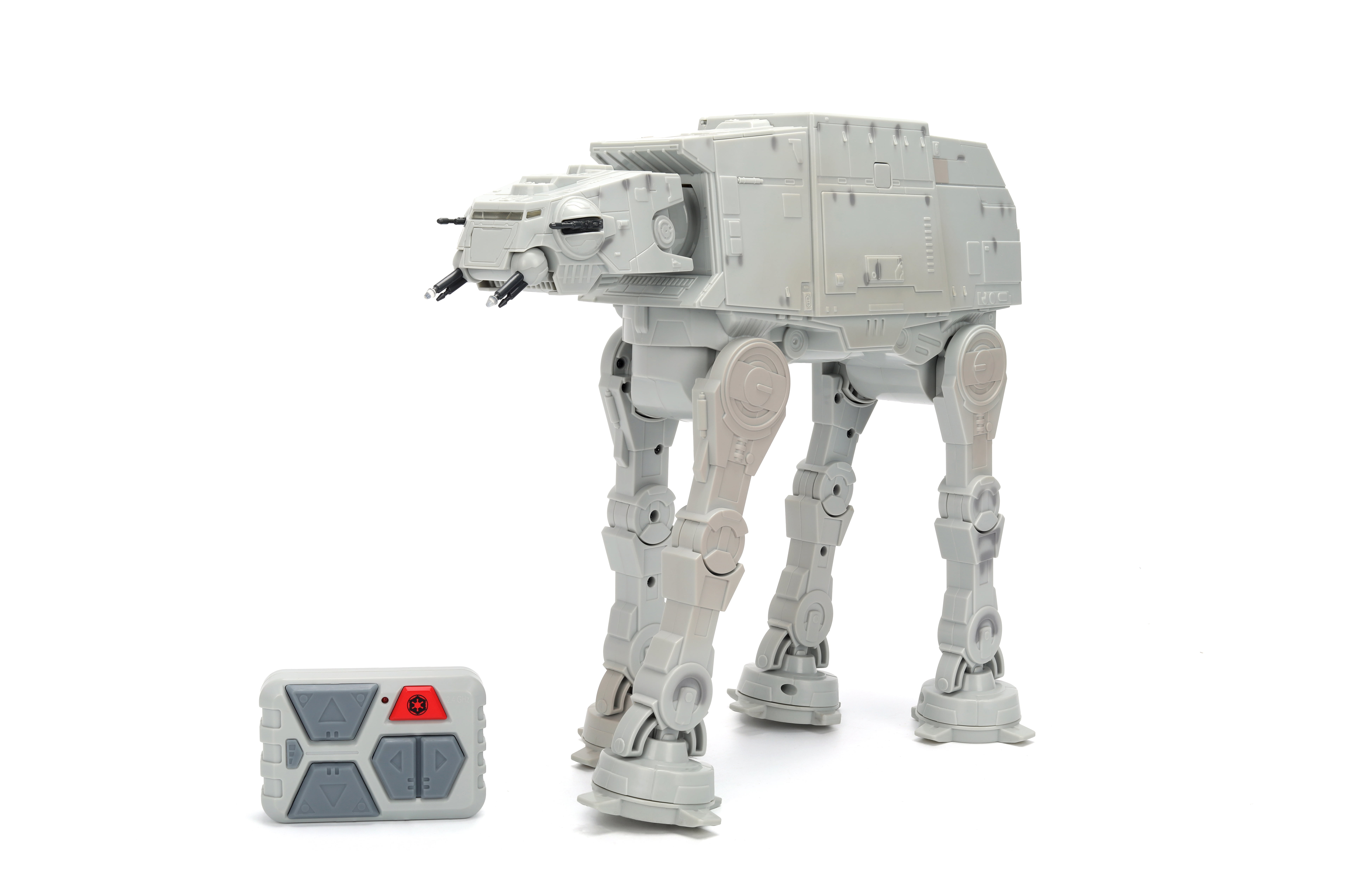 Star Wars Jada Toys AT-AT Walker Remote Control Vehicle with Lights and Sounds (Grey, 13 in) 0zz6i