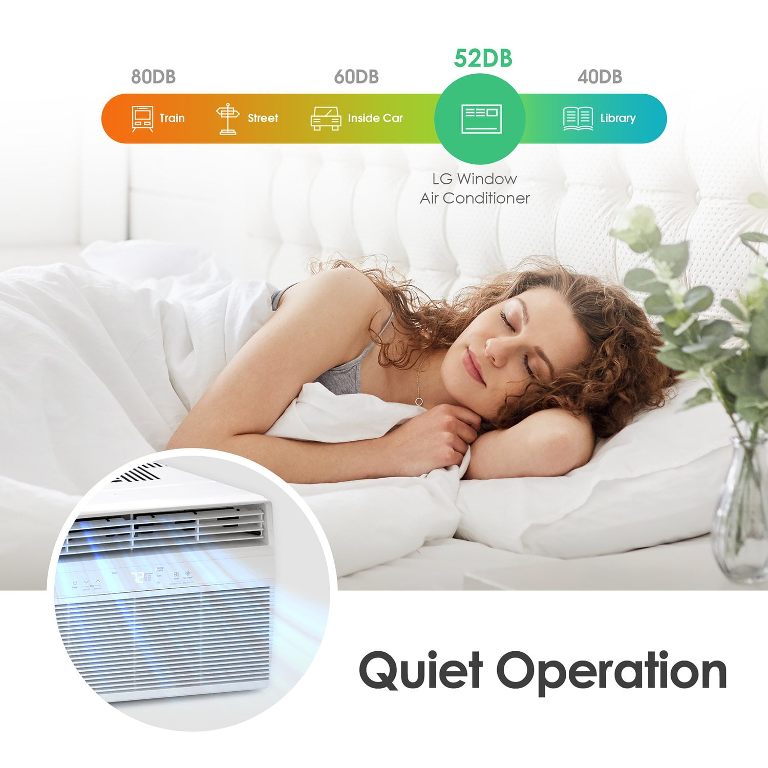 LG 8000 BTU Window-Mount Air Conditioner with Remote Control (White, 350 sq ft) t08rg
