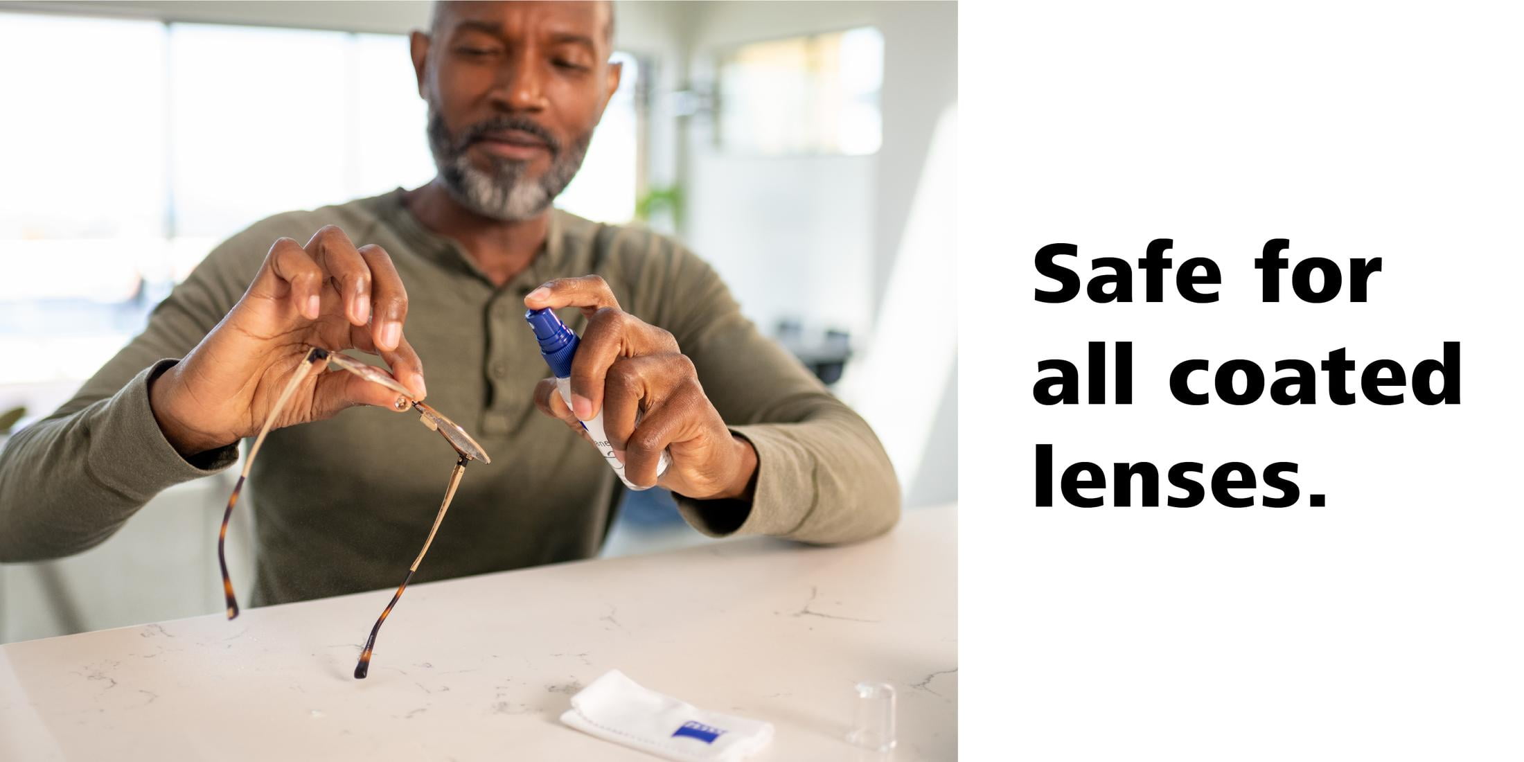 ZEISS Lens Cleaner Spray for Eyeglasses and Optical Lenses (Clear, 8 fl oz) 171sq