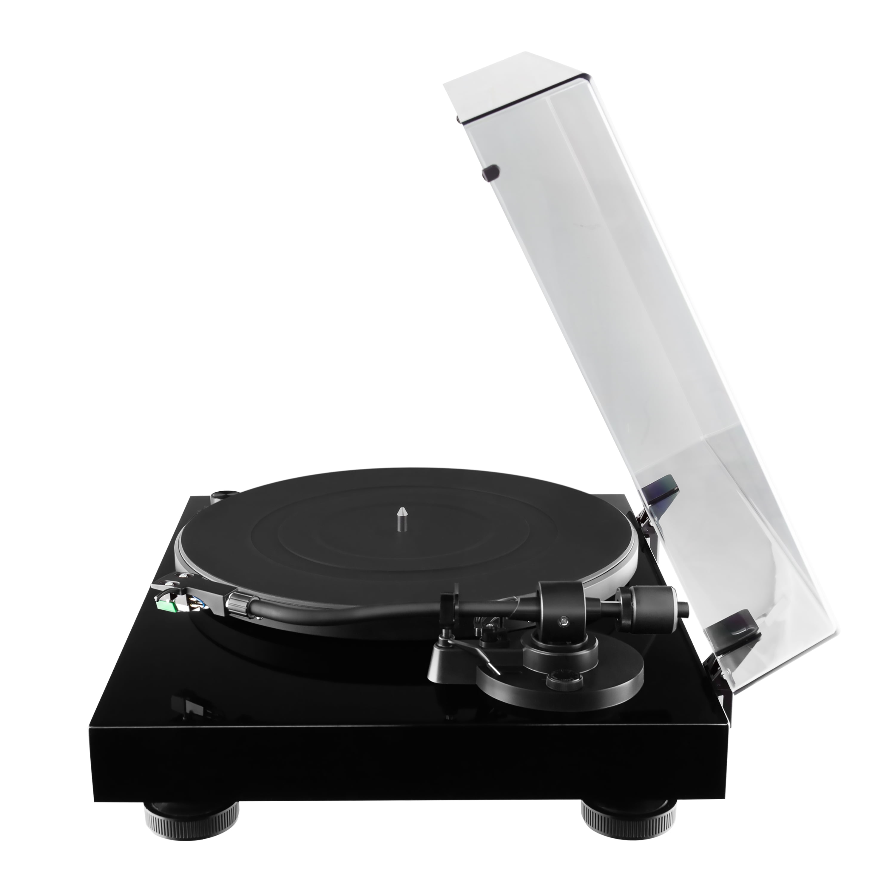 Fluance RT81 Elite High Fidelity Vinyl Turntable with Audio Technica AT95E Cartridge, Belt Drive, Built-in Preamp, and Vinyl Cleaning Accessory Kit (Black) cv00a