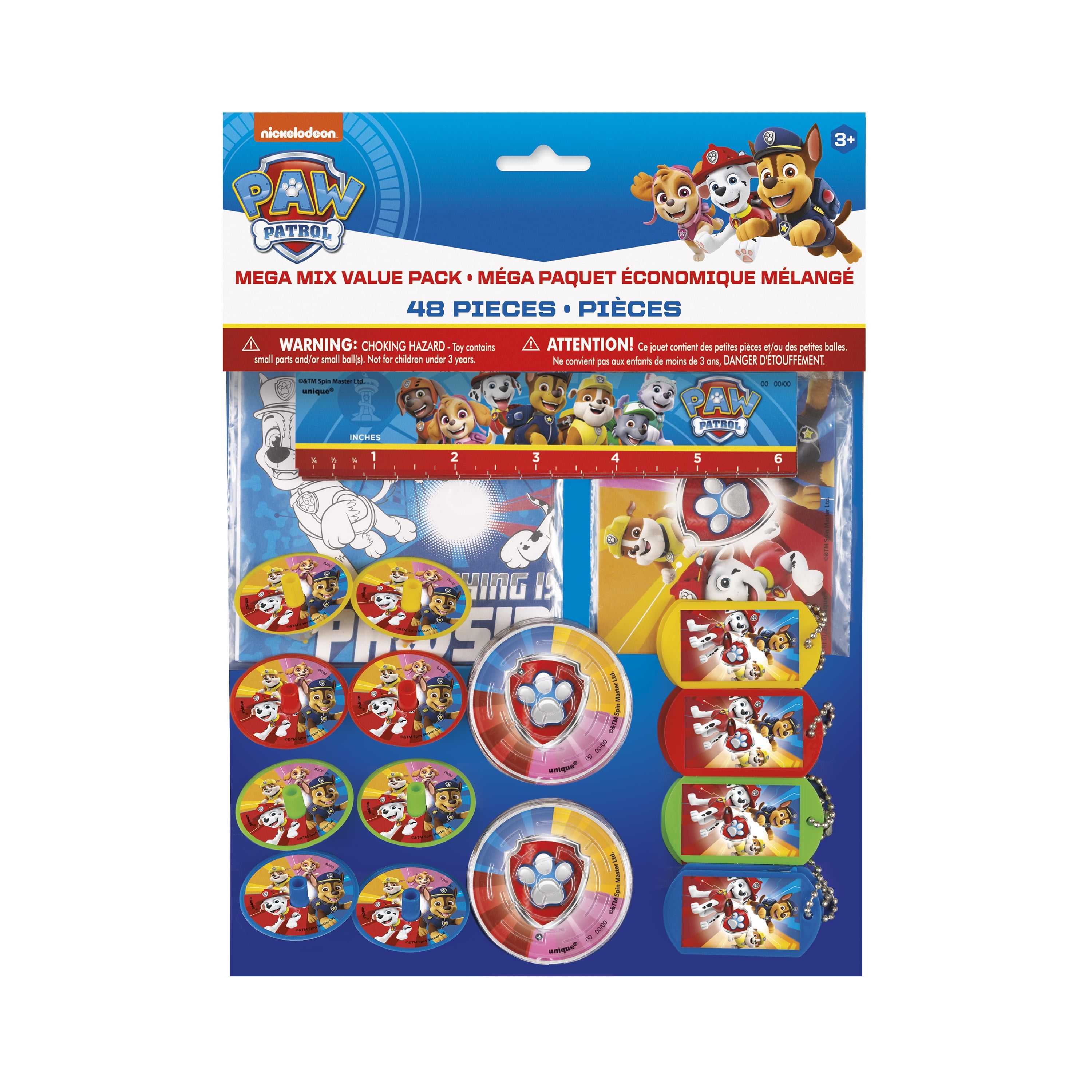PAW Patrol Birthday Party Favor Kit, Kids Activity Set (48 Pieces) 3wwtu