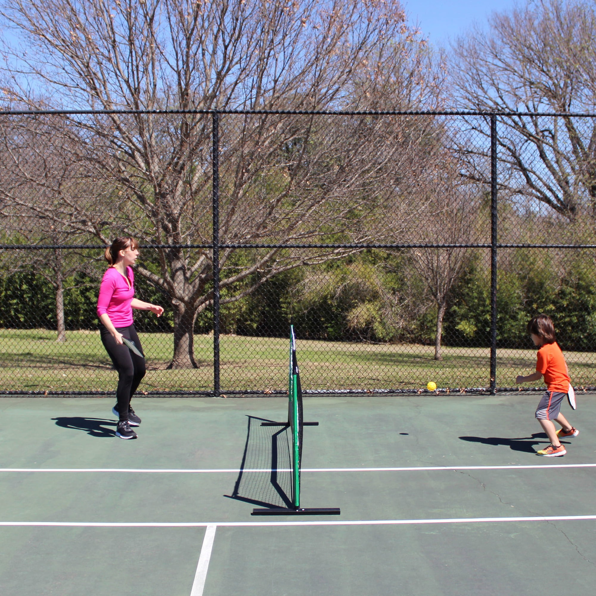 Oncourt Offcourt PickleNet Mini Portable Pickleball Net (White, 10 ft) 8u5js