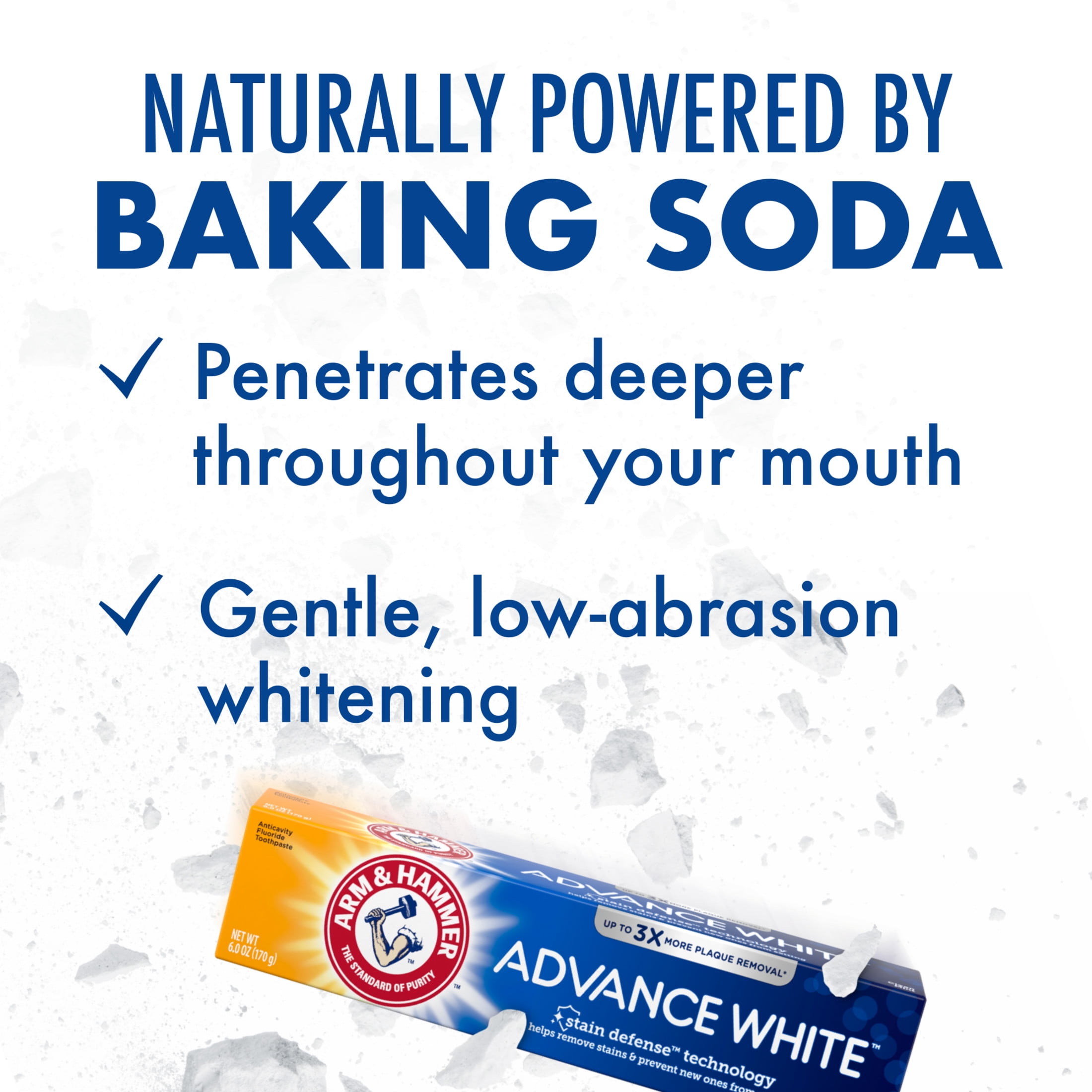 ARM & HAMMER Advance White Extreme Whitening Toothpaste, Fluoride Anticavity Formula (Clean Mint, 6 oz) i4ab0