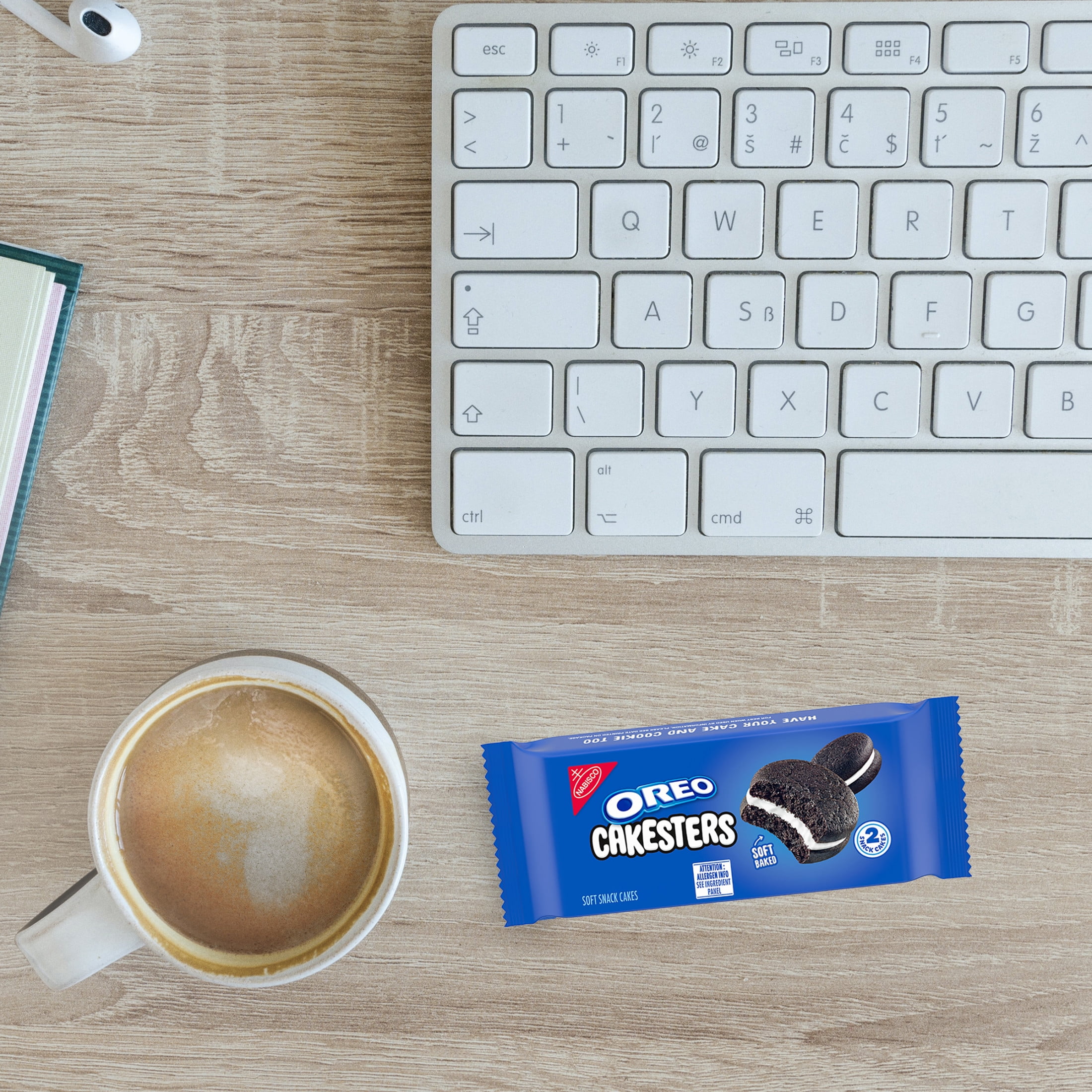 OREO Cakesters Soft Snack Cakes, Chocolate Sandwich Cookie Flavor, (6 Pack, 10.1 oz Total) bo281