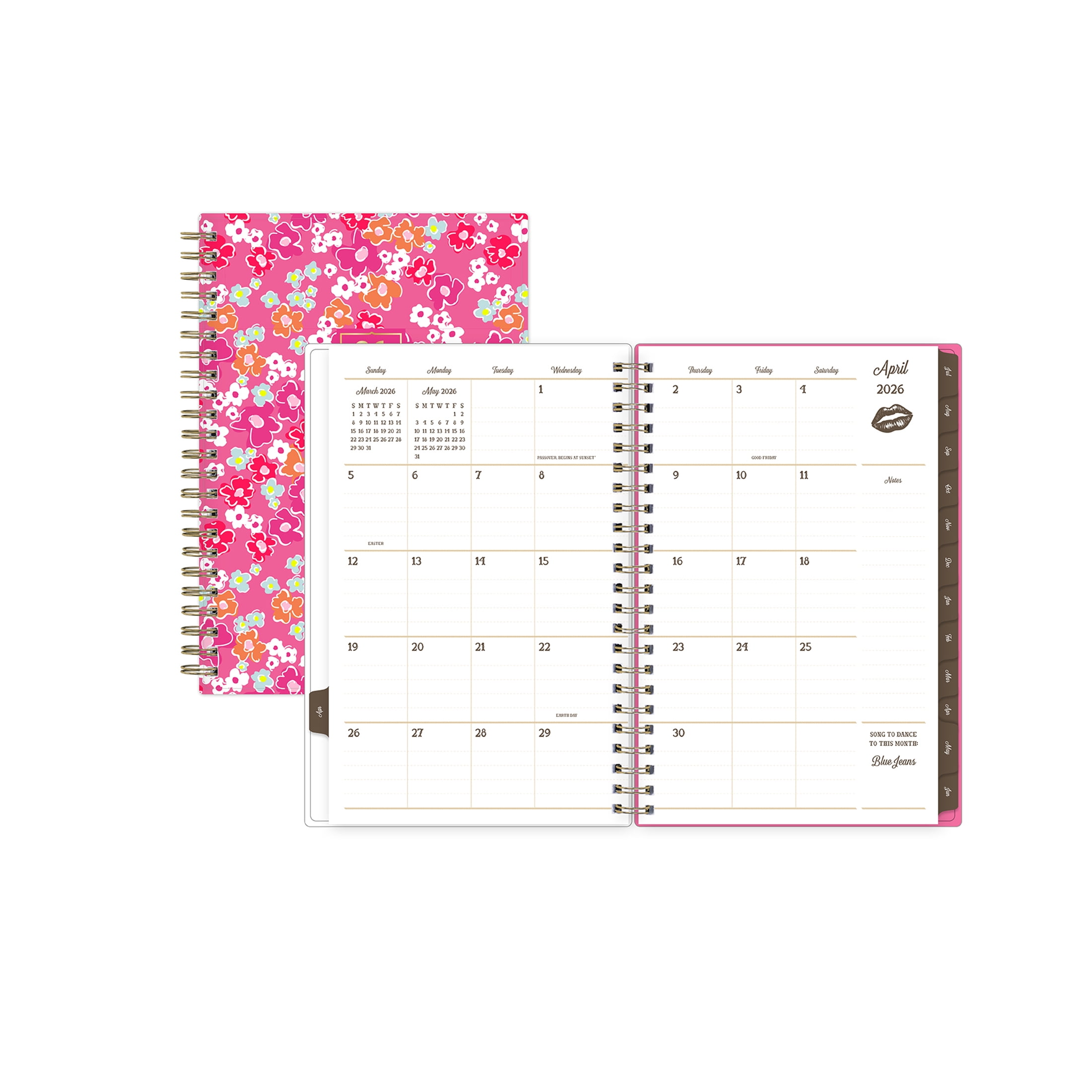 Blue Sky Jessie James Decker Monthly Weekly Planner, 15-Month Academic Organizer (Jess Pink, 5 in x 8 in) z6ar7