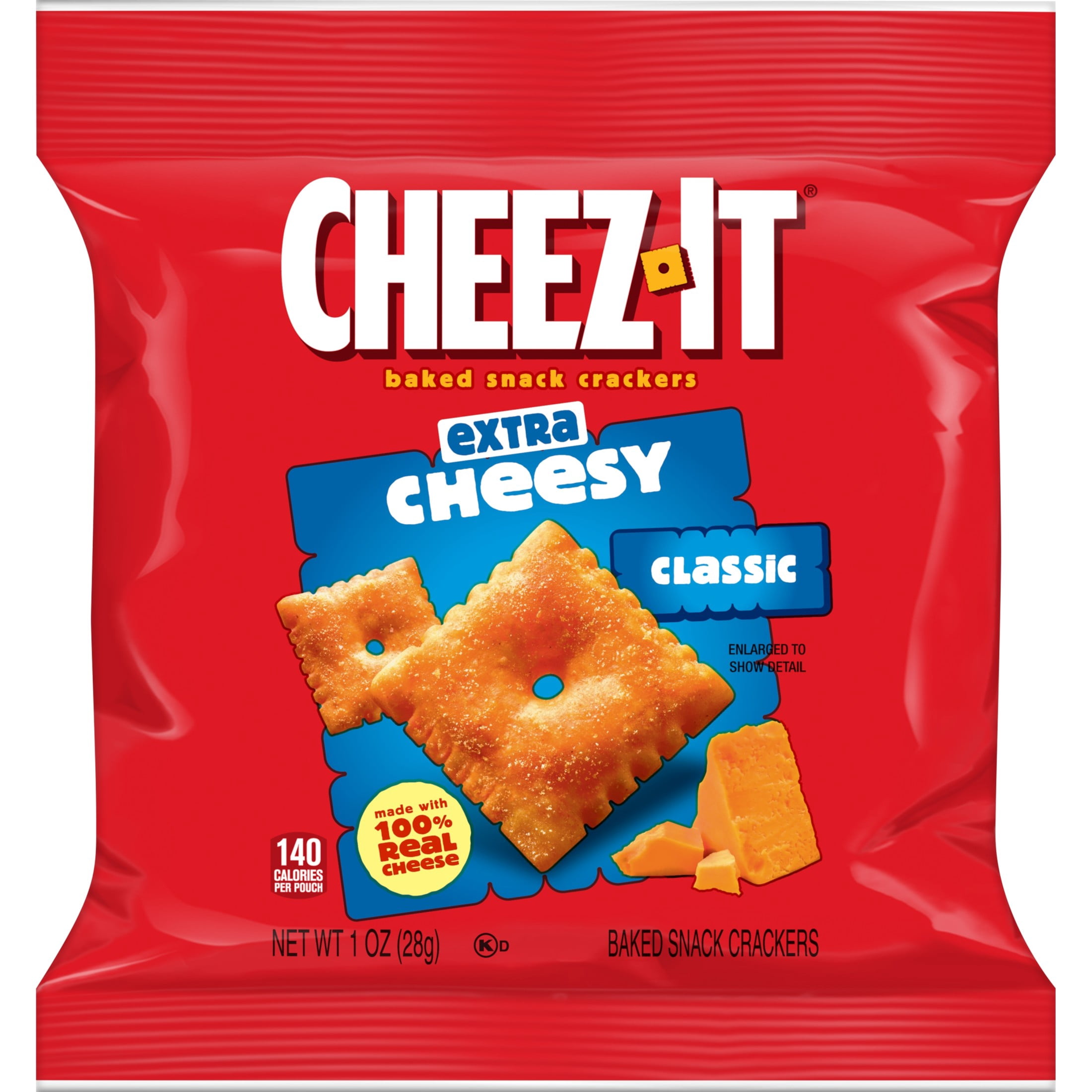 Cheez-It Extra Cheesy Baked Snack Crackers, Real Cheese Flavor, Crispy Lunch Snacks (10 oz, 10 Count) mtdu5