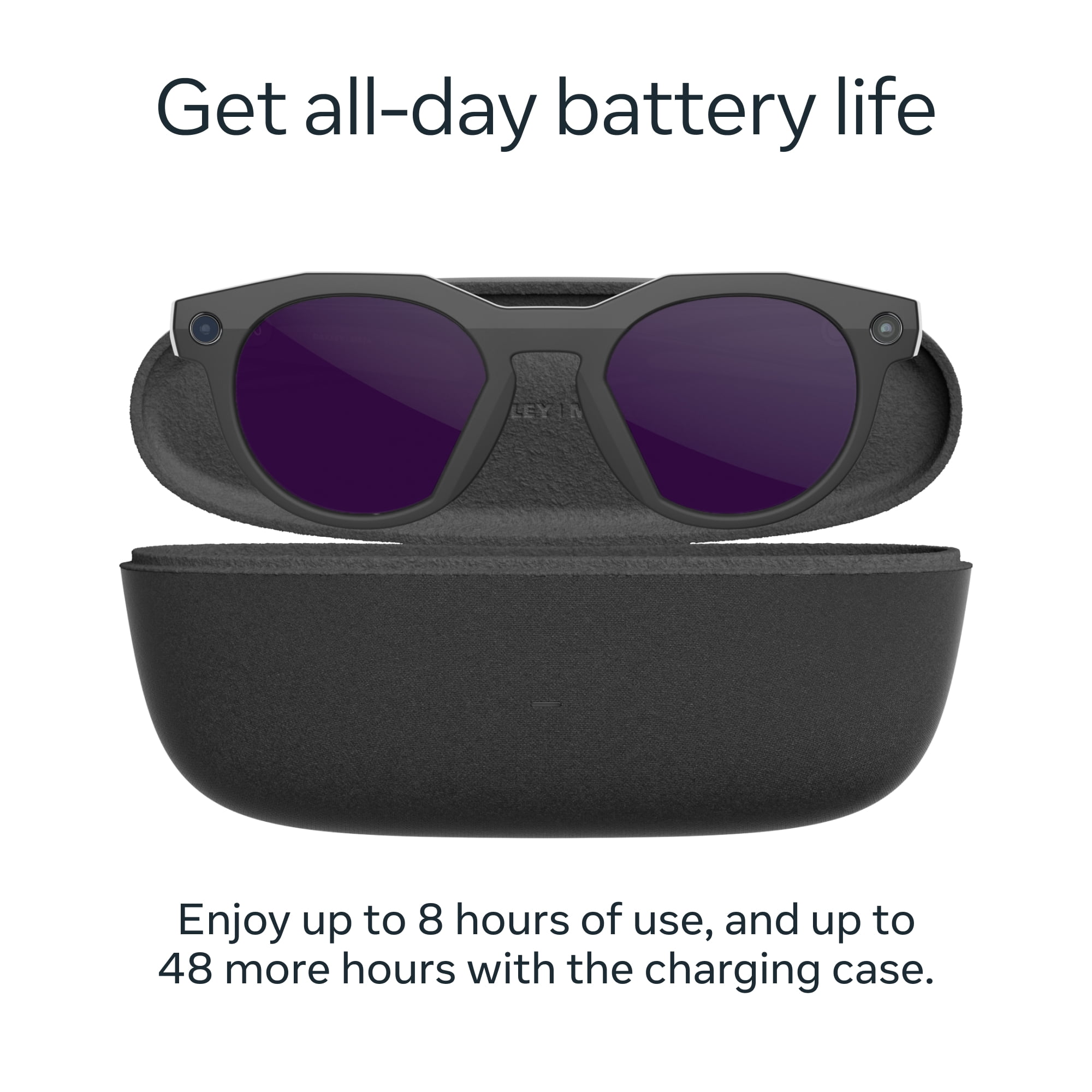 Oakley Meta HSTN Smart AI Glasses with Camera and Audio (Black, One Size) 80fu6