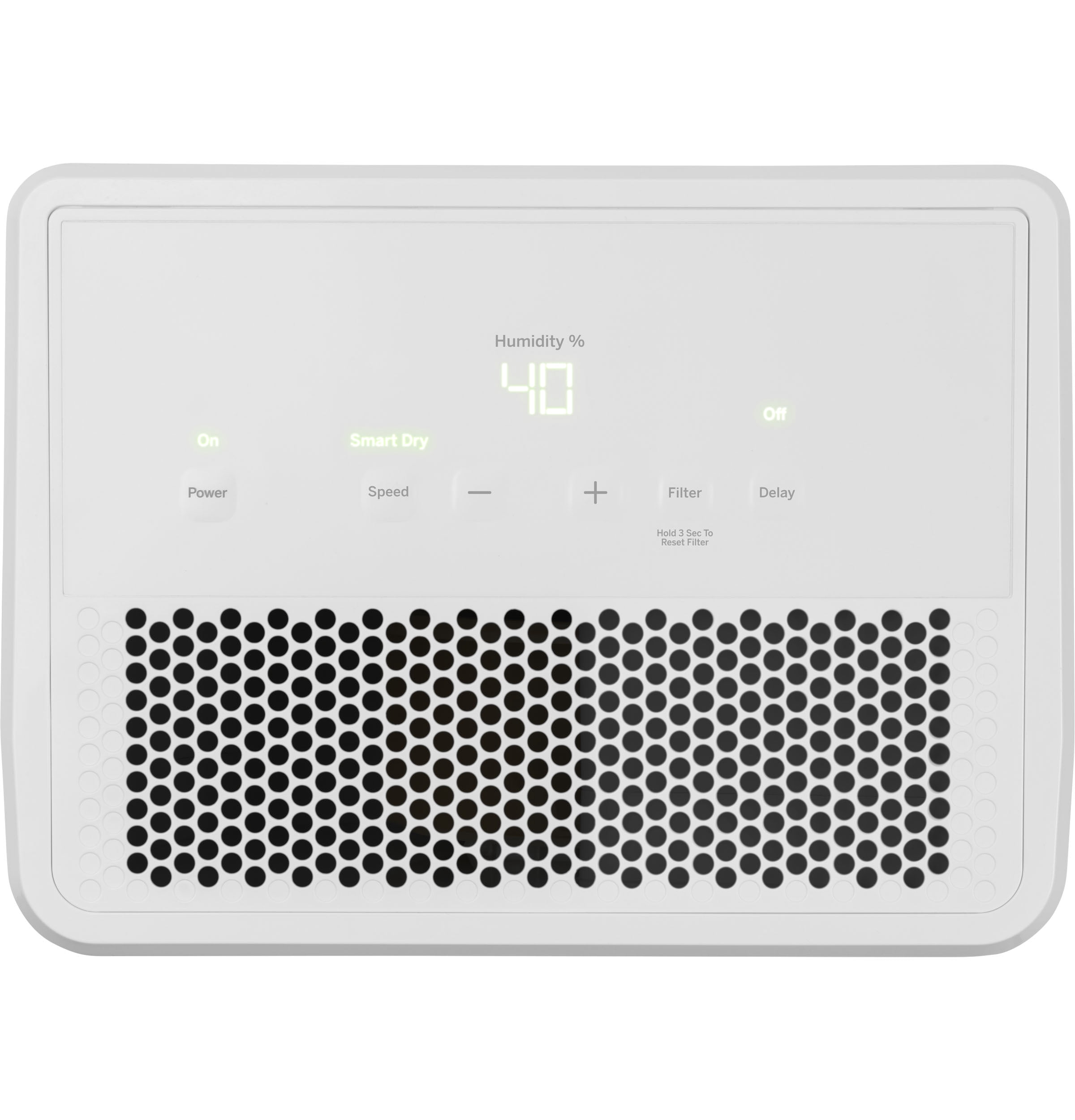 GE Appliances 50 Pint Portable Dehumidifier with Smart Dry Technology (White, 50 Pint) ml6va