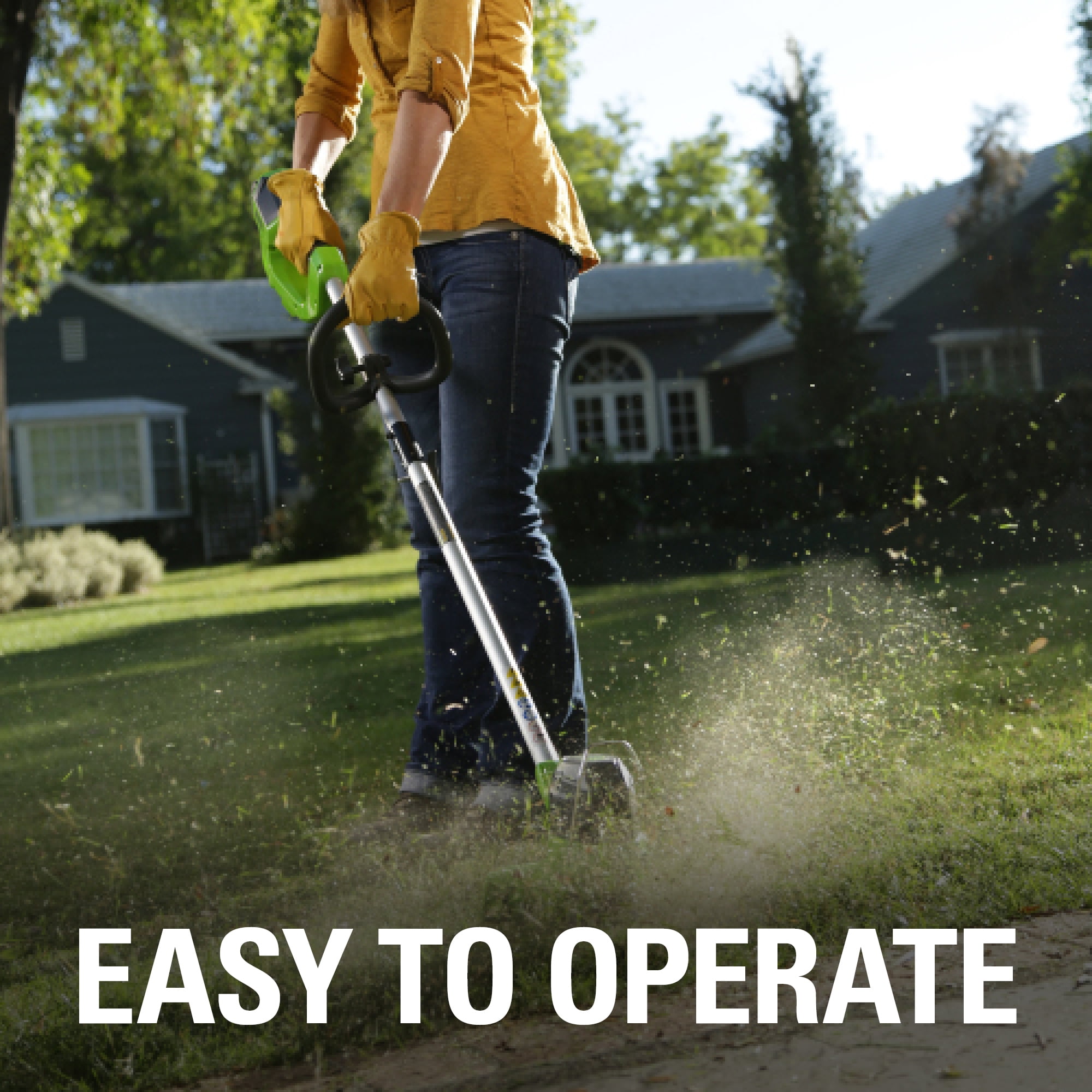 Greenworks 40V Cordless String Trimmer with 2.0 Ah Battery and Charger (12 in) a3ln1