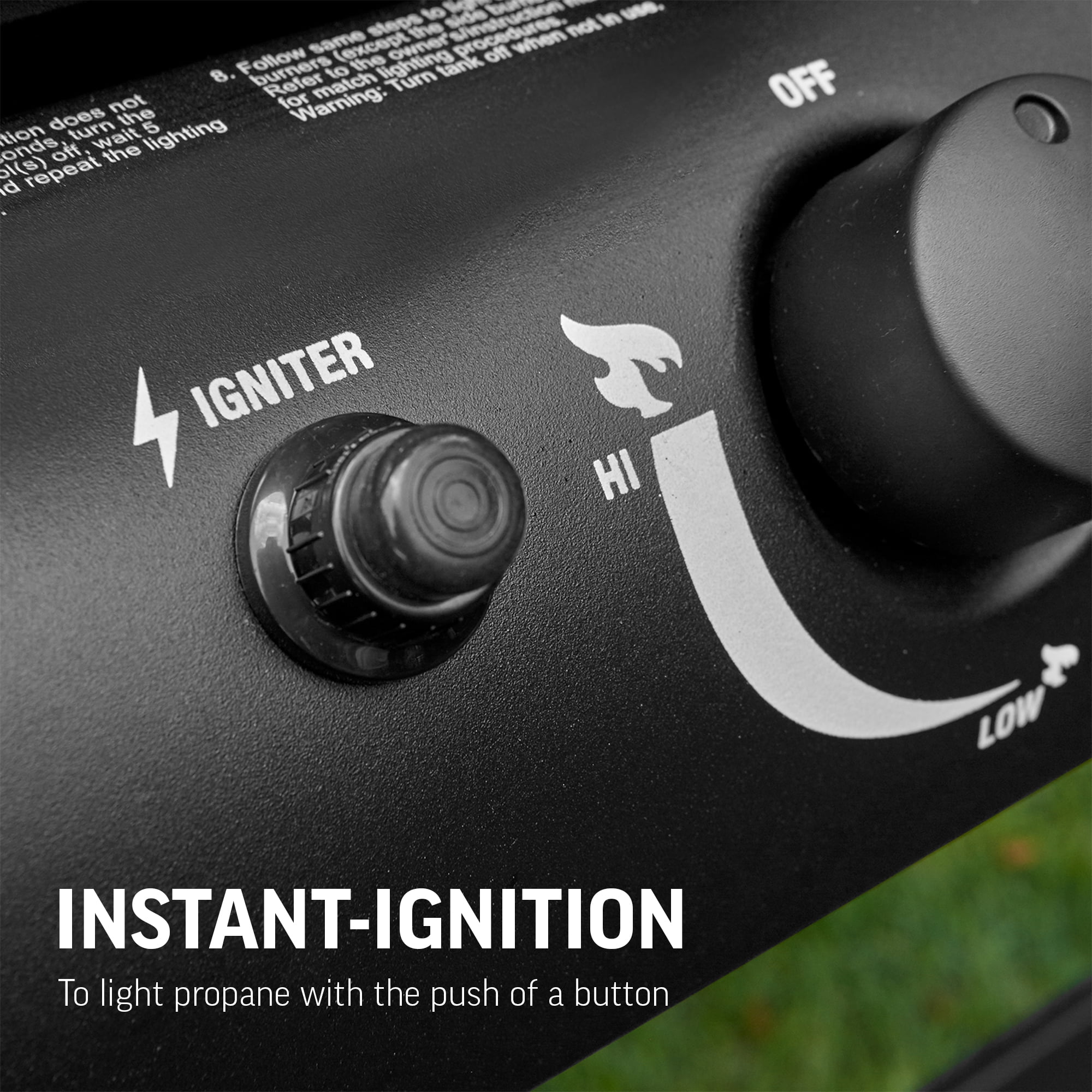 Char-Griller Dual Function Gas and Charcoal Grill (Black, 24000 BTU) f80wu