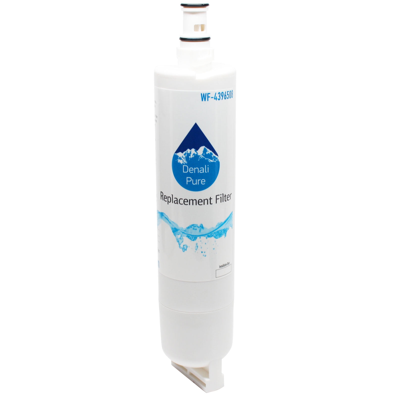 Denali Pure Refrigerator Water Filter for Whirlpool 4396508 and 4396510 (1 Pack) fiems
