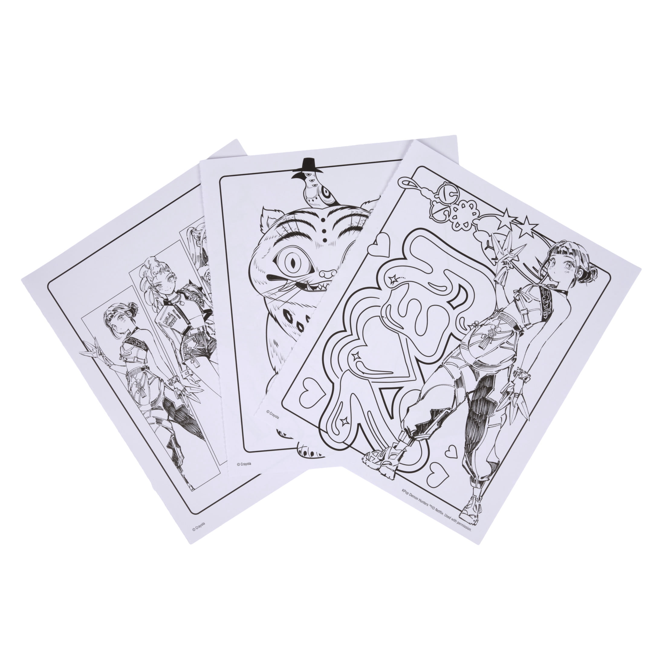 Crayola K Pop Demon Hunters Art With Edge Coloring Book (28 Pages, 8 in x 10 in) srld7