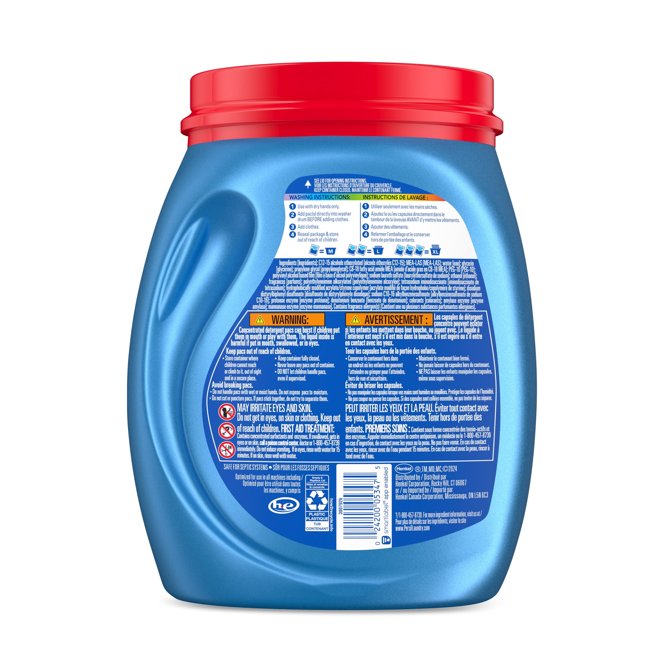 Persil Ultra Pacs Deep Clean Laundry Detergent, Original Scent (42 Count) xe76u