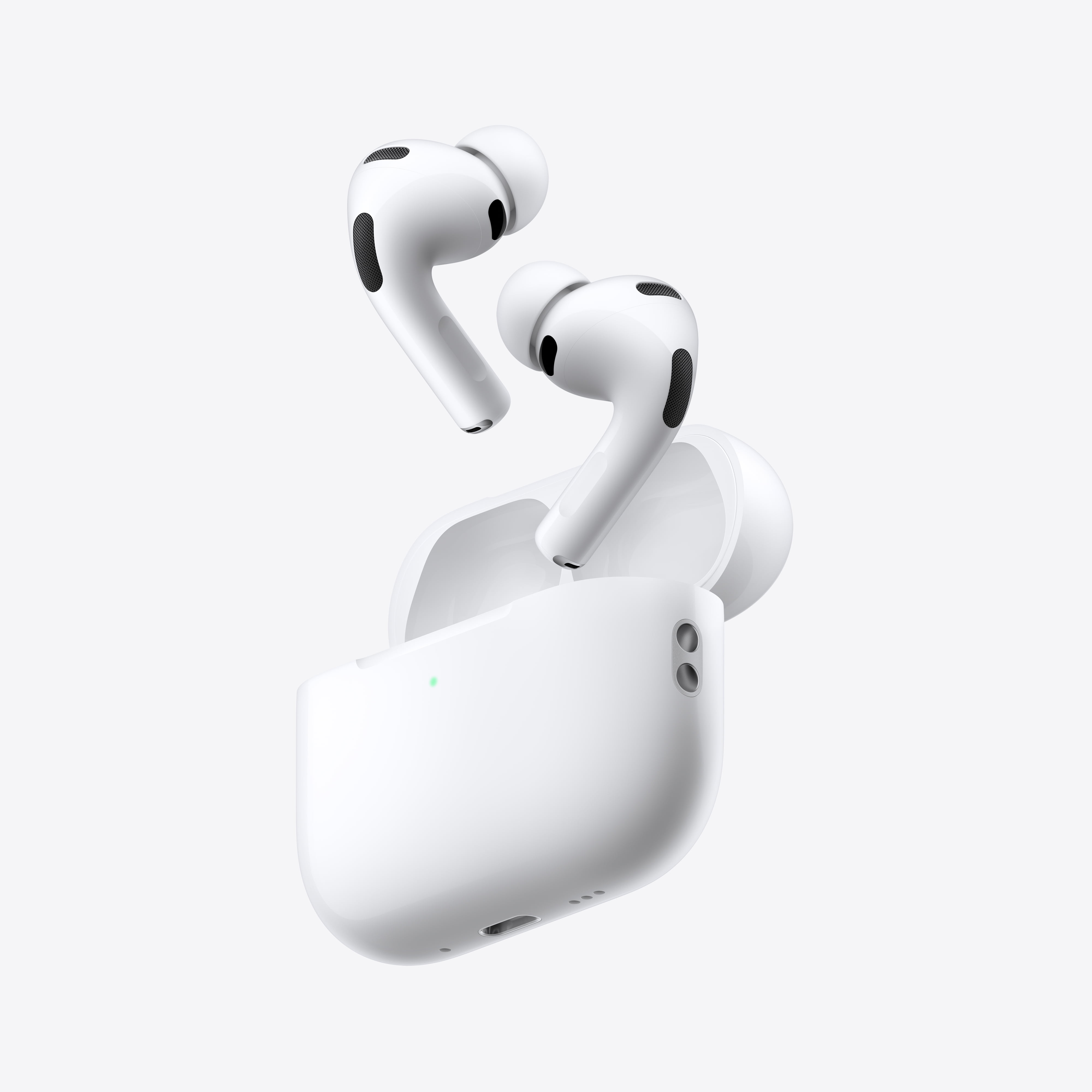 Apple AirPods Pro 3 Wireless Noise Canceling Earbuds with Personalized Spatial Audio (White, One Size) remyk