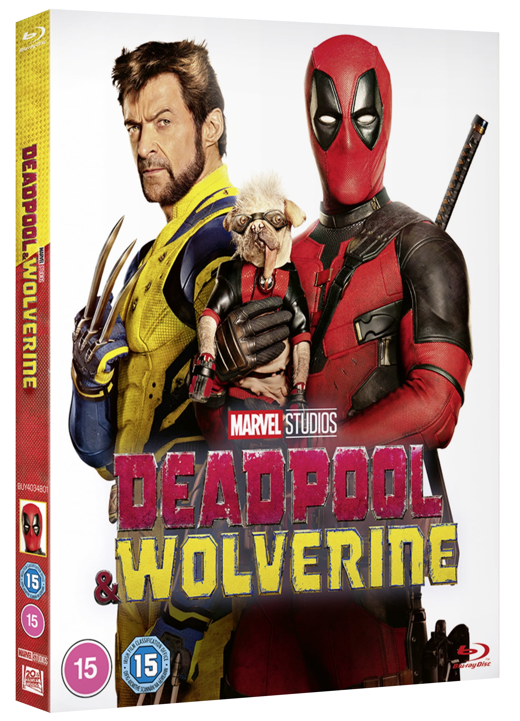 Marvel Deadpool & Wolverine (Blu-ray Disc, 2024 Action Adventure Movie) 1zlue