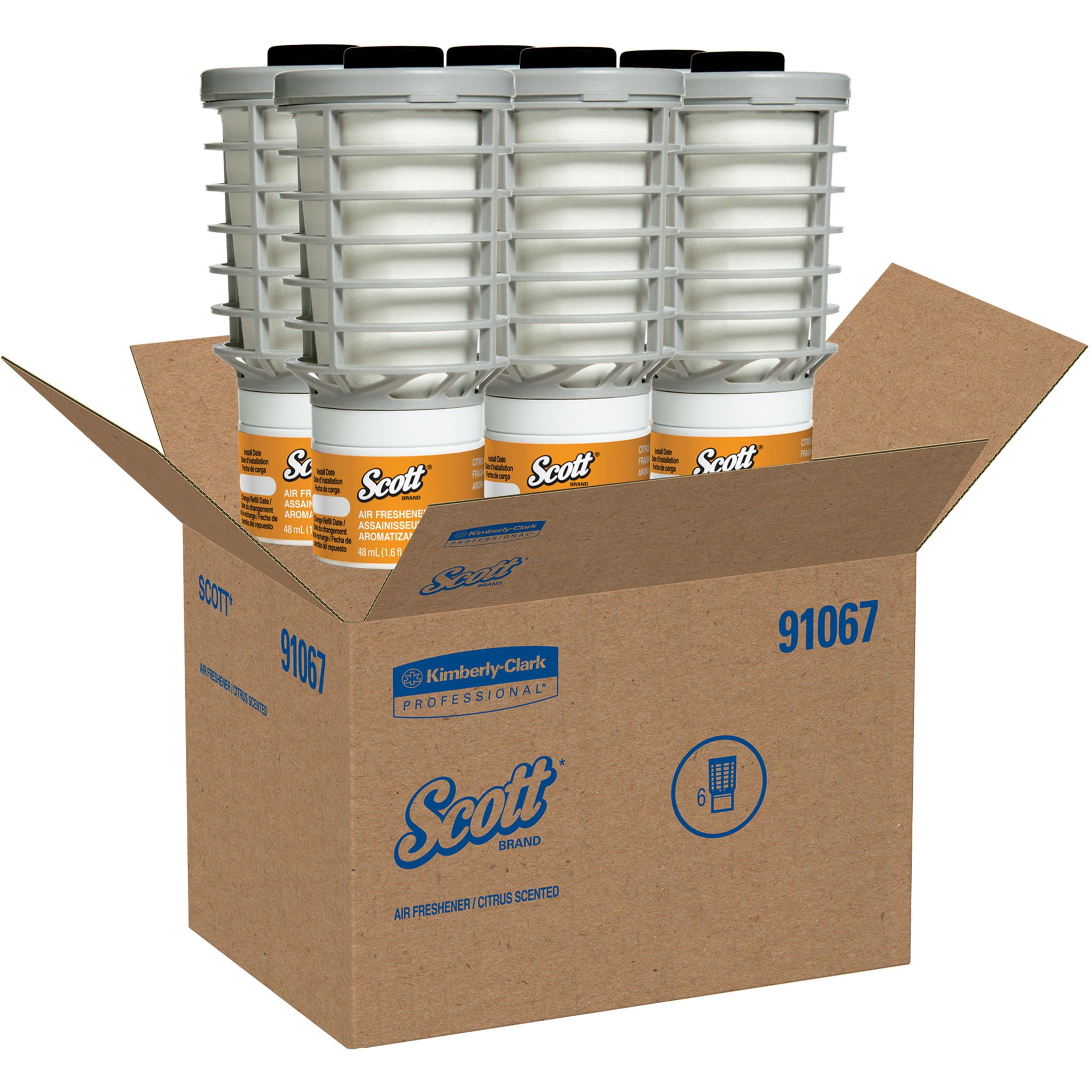 Scott Continuous Air Freshener Refill for Professional Dispensers (6 Pack) 4uho0