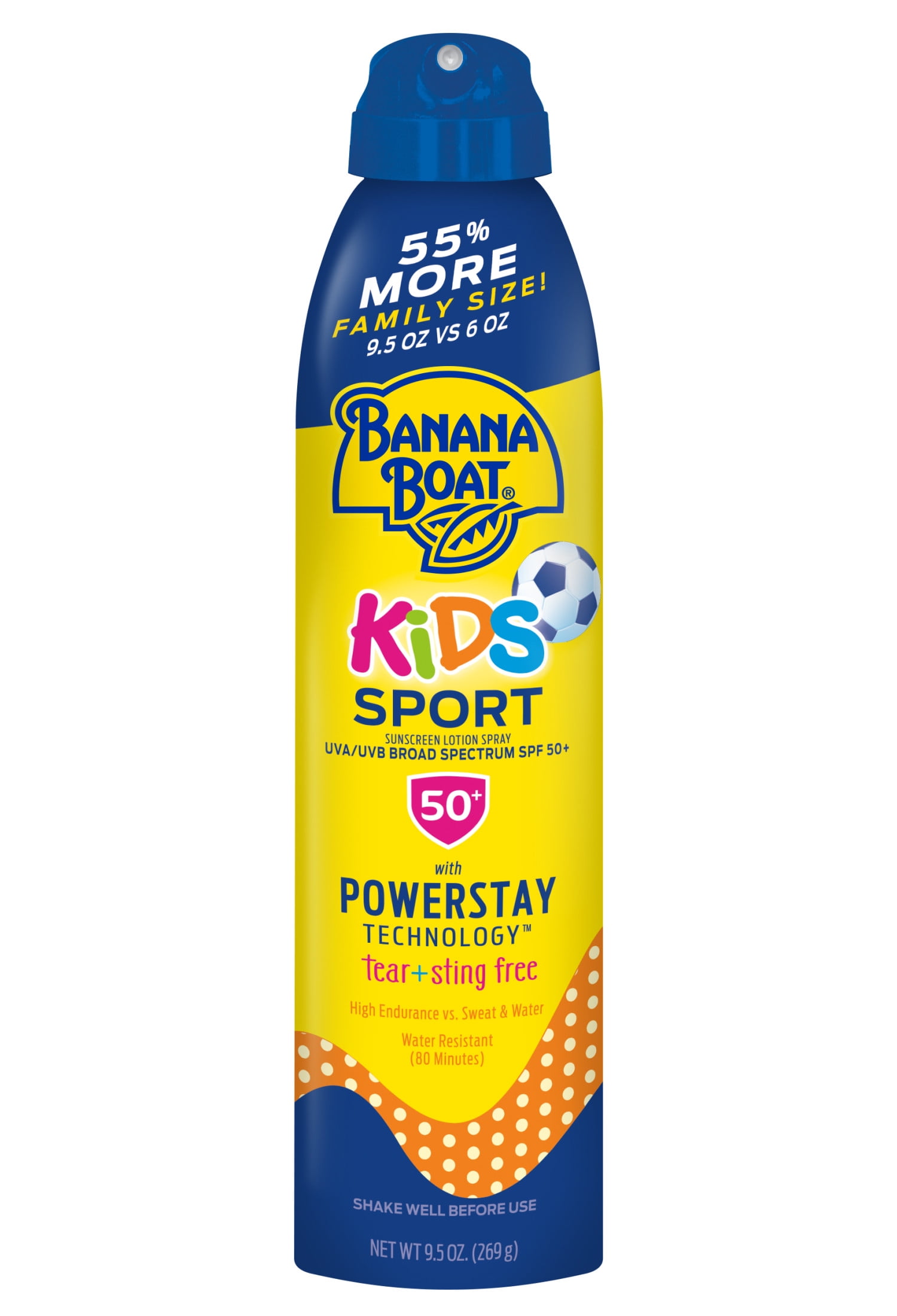 Banana Boat Kids Sport Sunscreen Spray (SPF 50, 9.5 oz) 9euy2