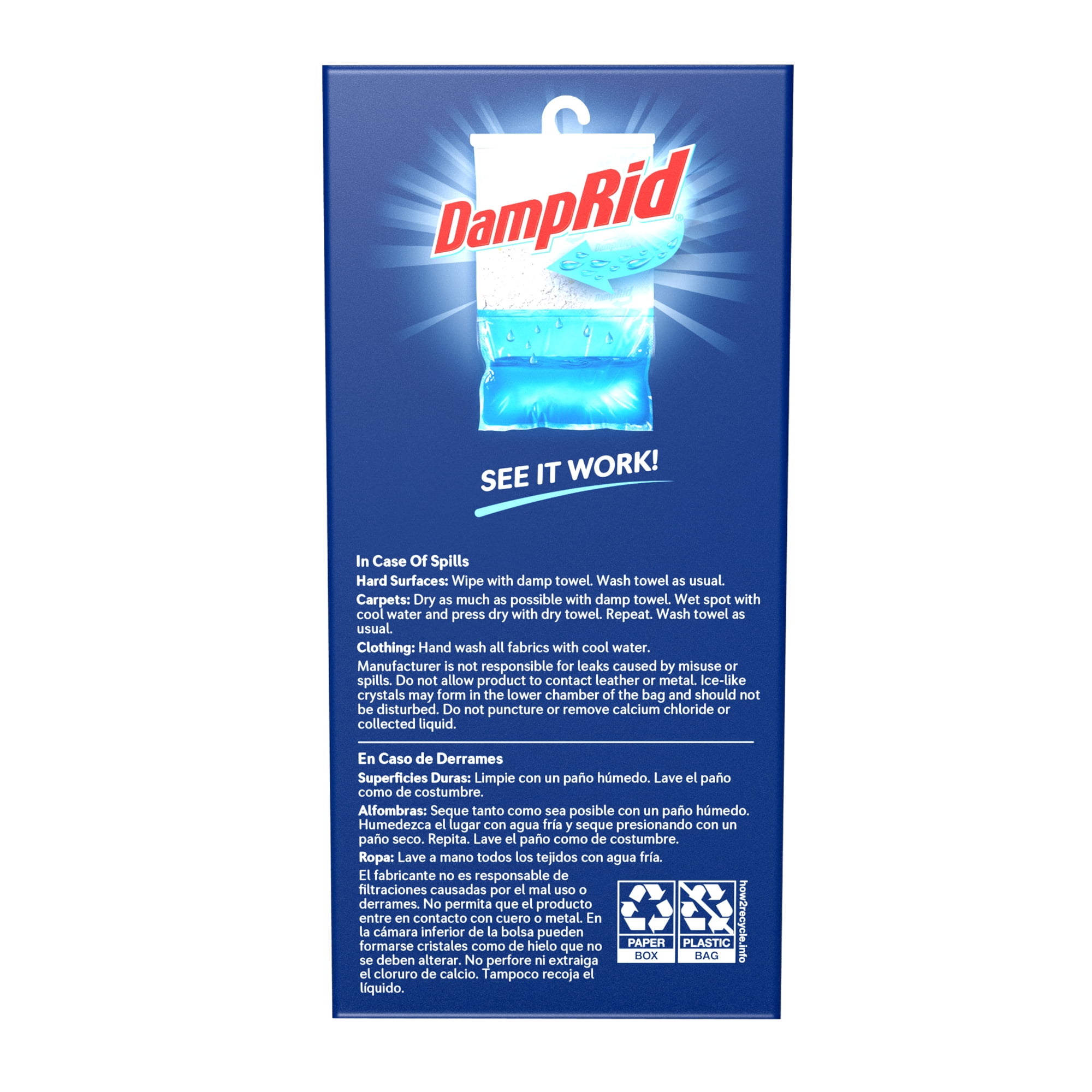 DampRid Hanging Moisture Absorber Fresh Scent (4 Pack, 12 Count Total) tebax - Image 4