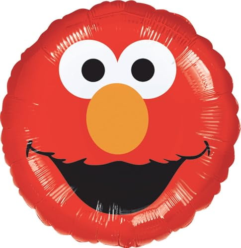 Anagram Sesame Street Elmo 2nd Birthday Party Balloon Bouquet Decoration Set (8 Piece) daio5