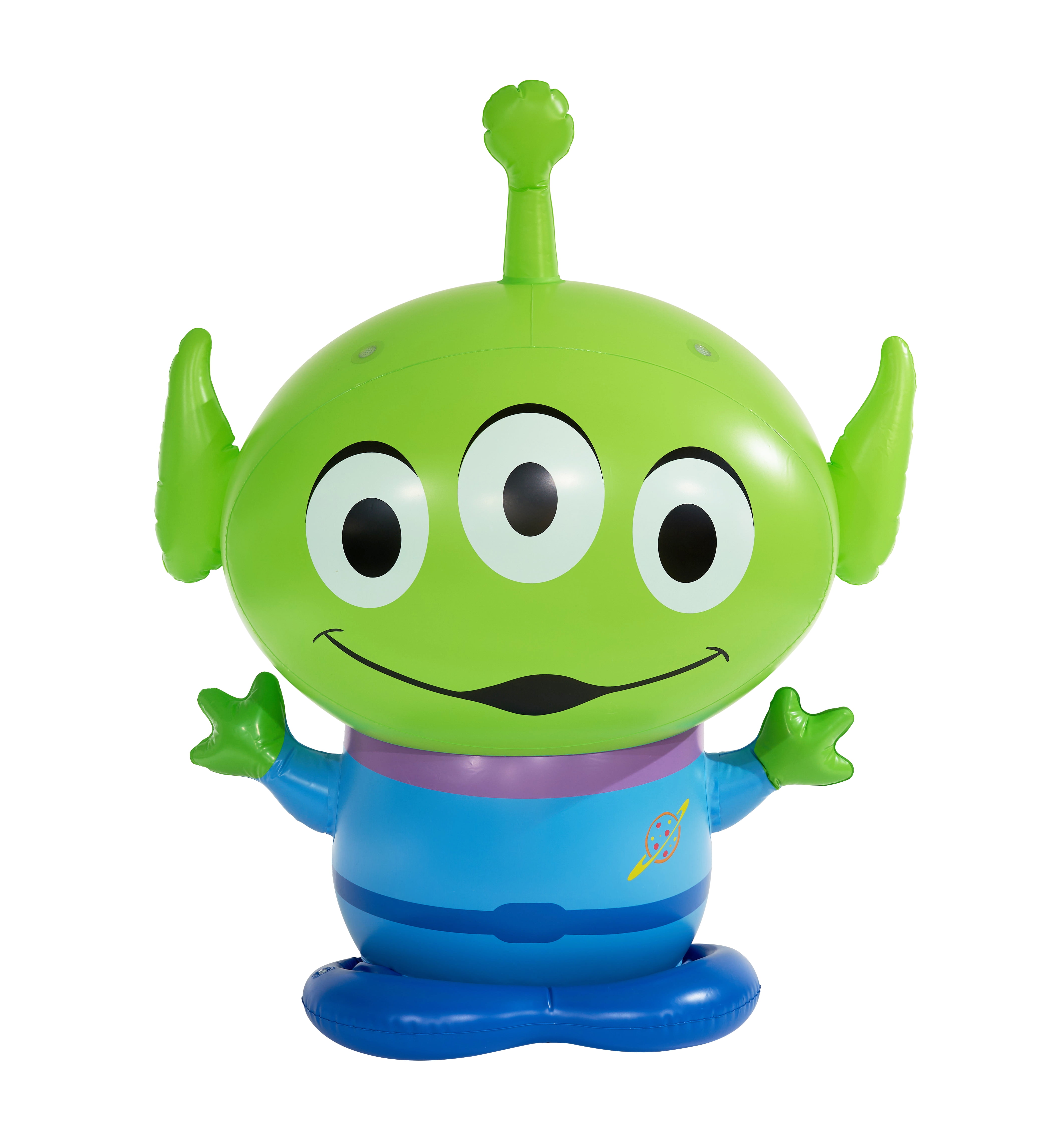 Disney Toy Story Alien Inflatable Yard Sprinkler (Green, 4 ft) 6ysa6